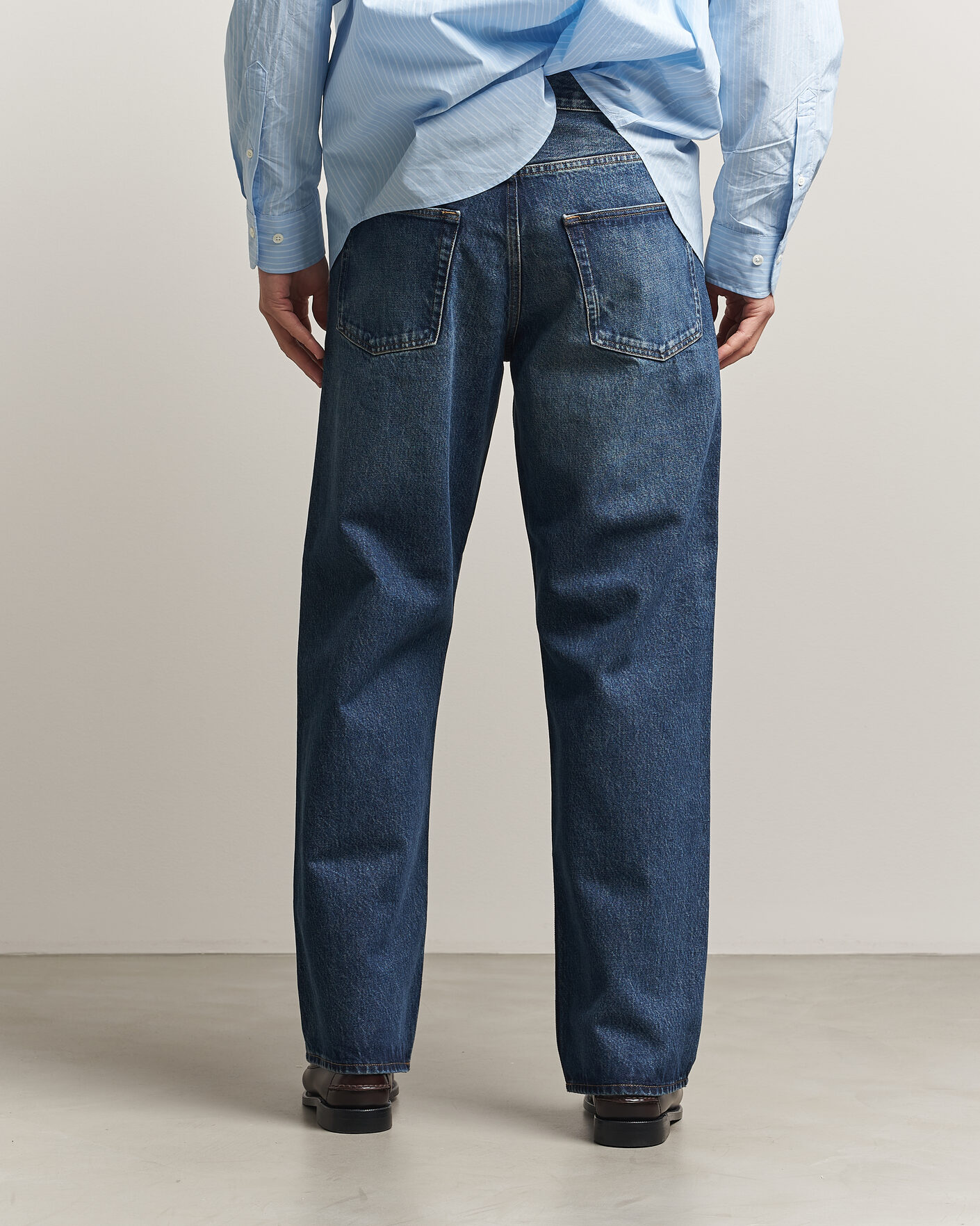 Herre | Bukser | Sunflower | Loose Jeans Dark Blue Worn