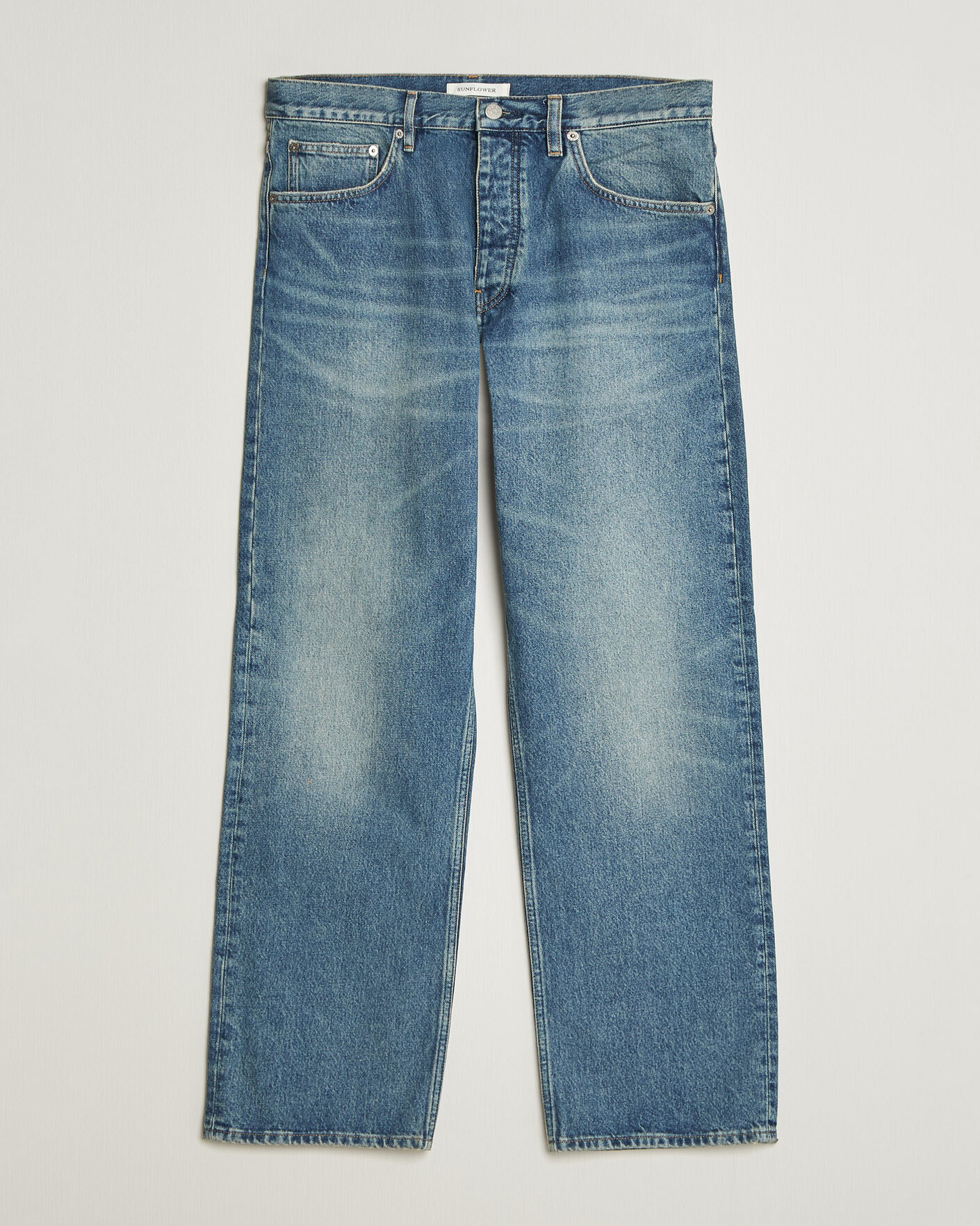 Herre | Bukser | Sunflower | Loose Jeans Blue Vintage