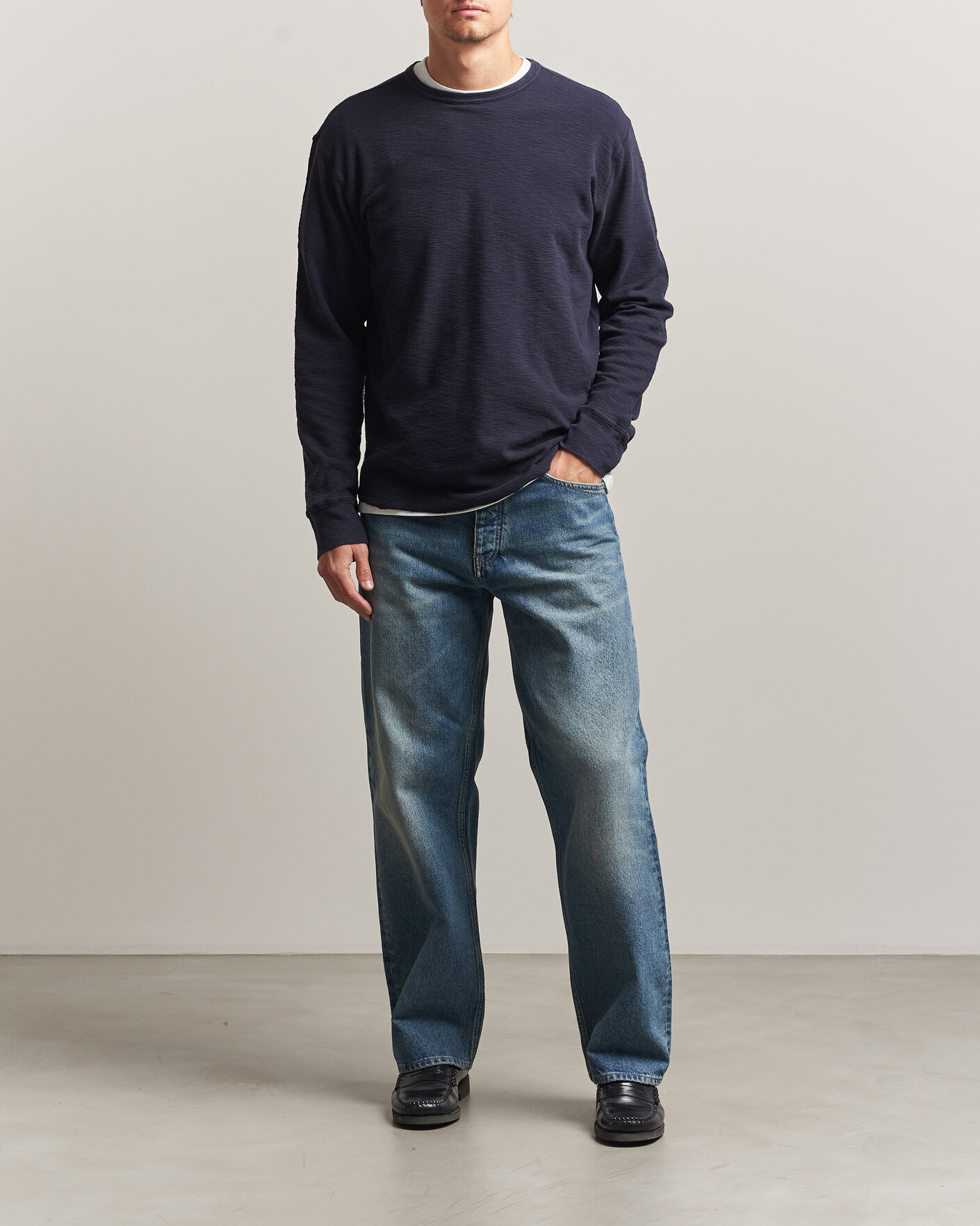 Herre | Bukser | Sunflower | Loose Jeans Blue Vintage