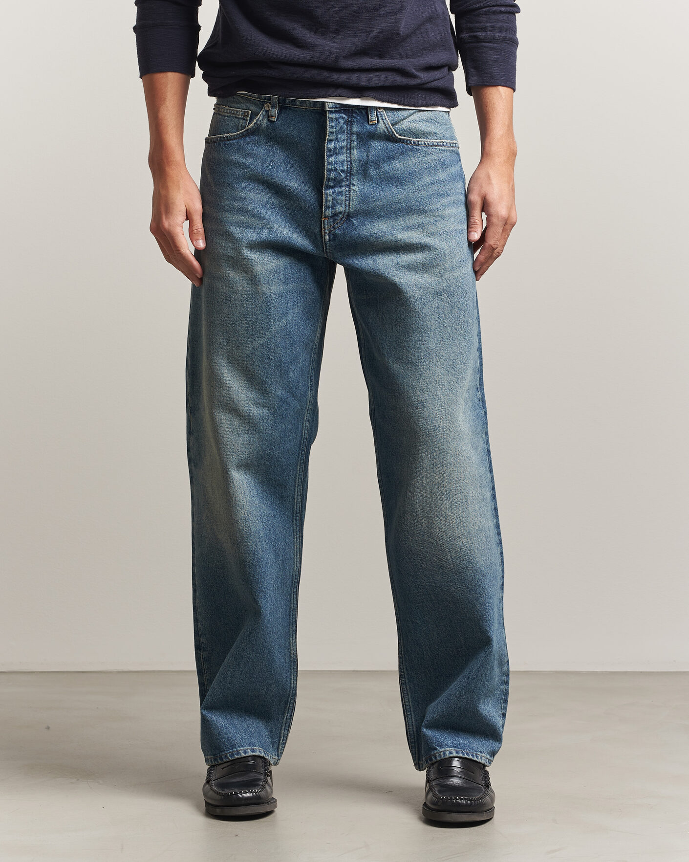 Herre | Bukser | Sunflower | Loose Jeans Blue Vintage