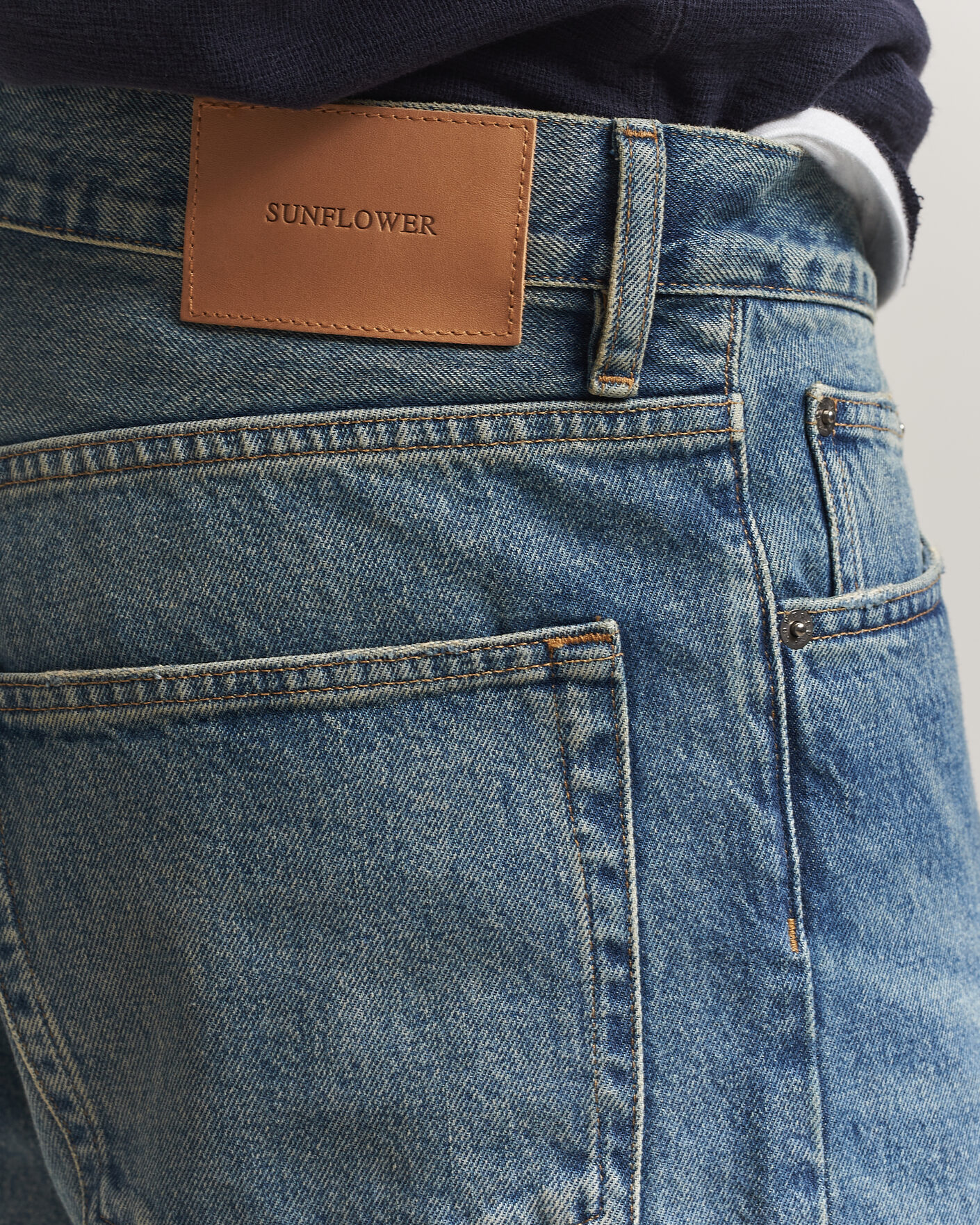 Herre | Bukser | Sunflower | Loose Jeans Blue Vintage