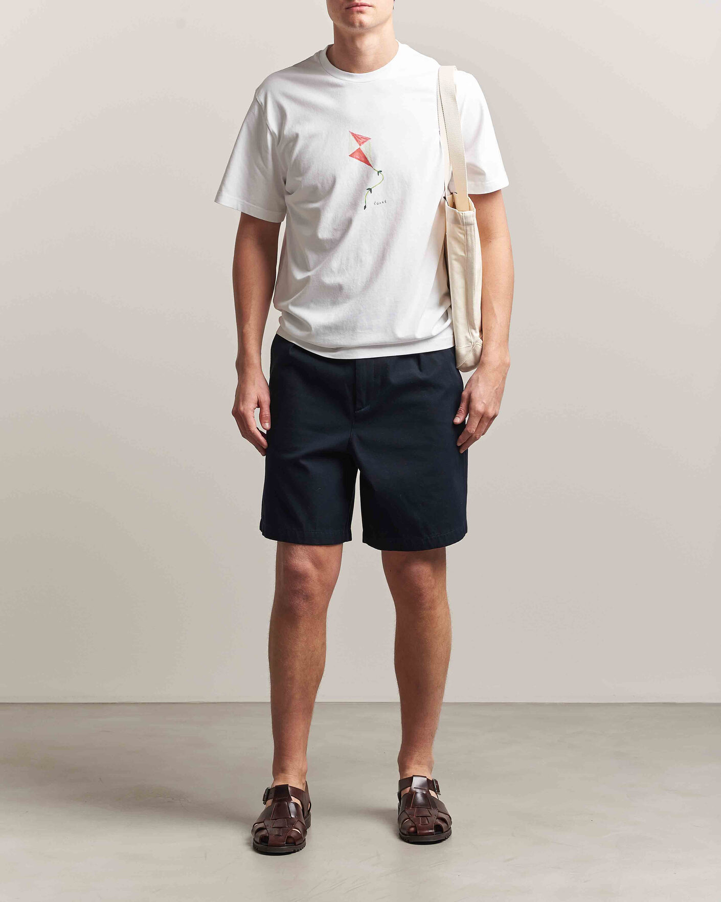 Herre | T-Shirts | Forét | Fly T-Shirt White