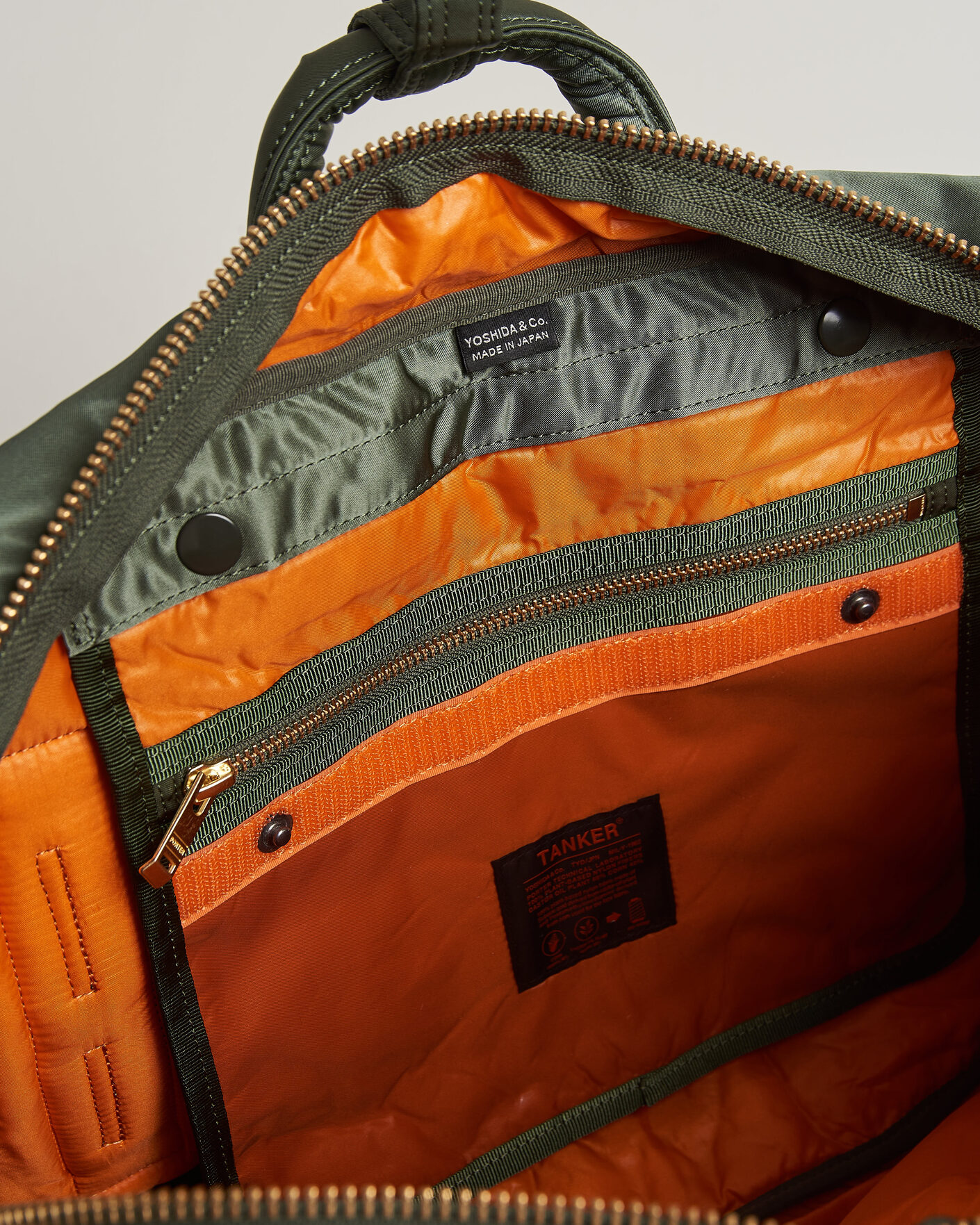 Herre | Tasker | Porter-Yoshida & Co. | Tanker 3Way Document Bag Sage Green