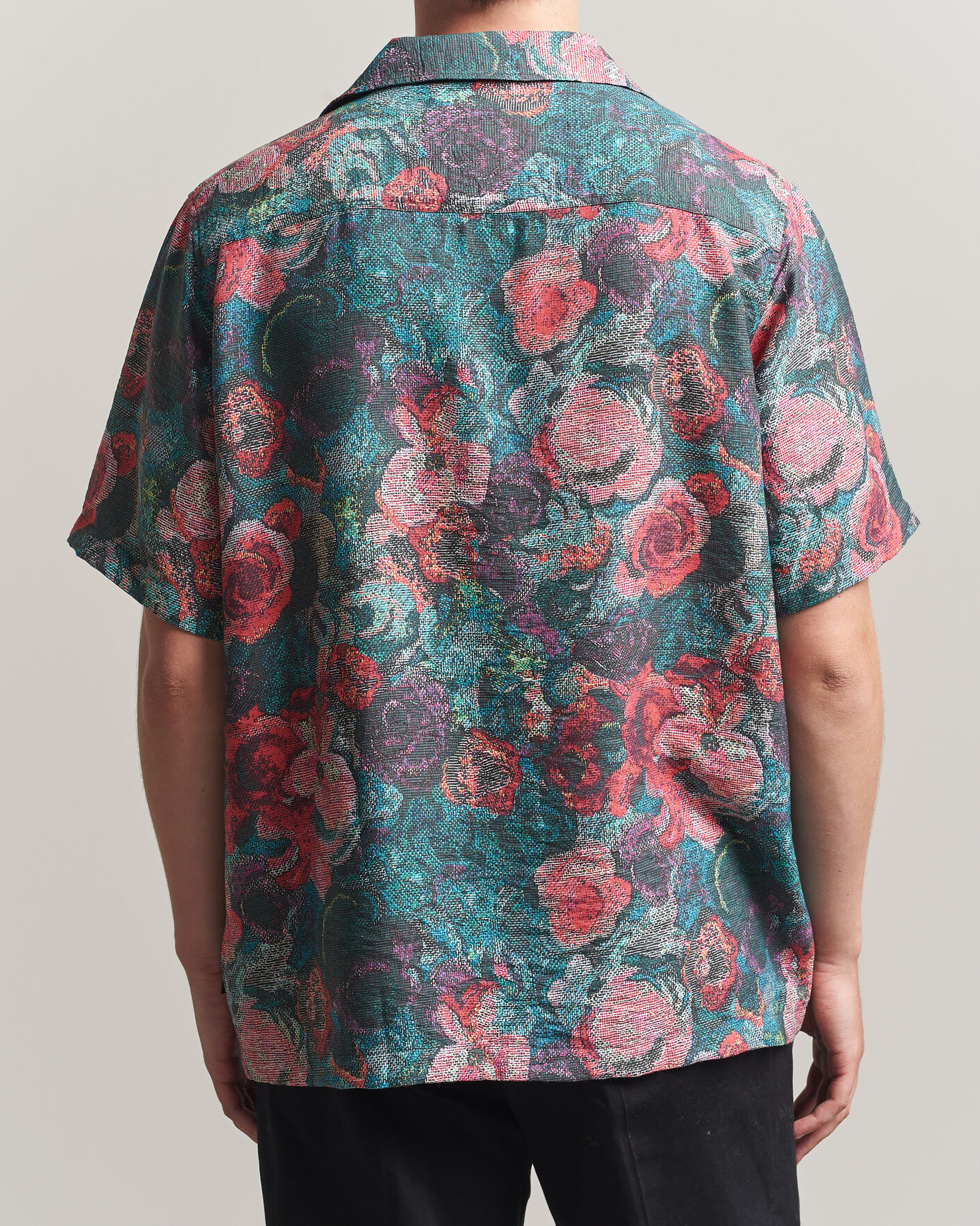 Herre | Skjorter | LES DEUX | Bouquet AOP Short Sleeve Shirt Multi