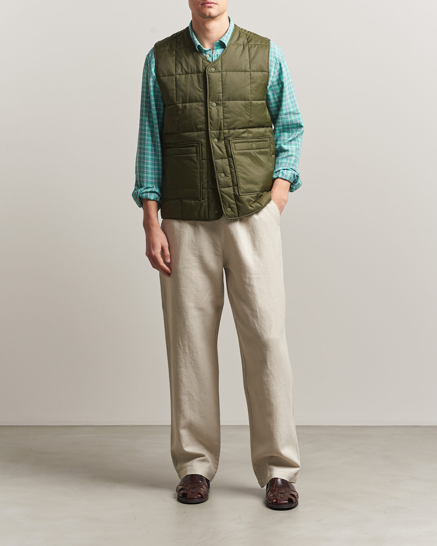 Herre | Bukser | LES DEUX | Linen Casual Pants Light Sand