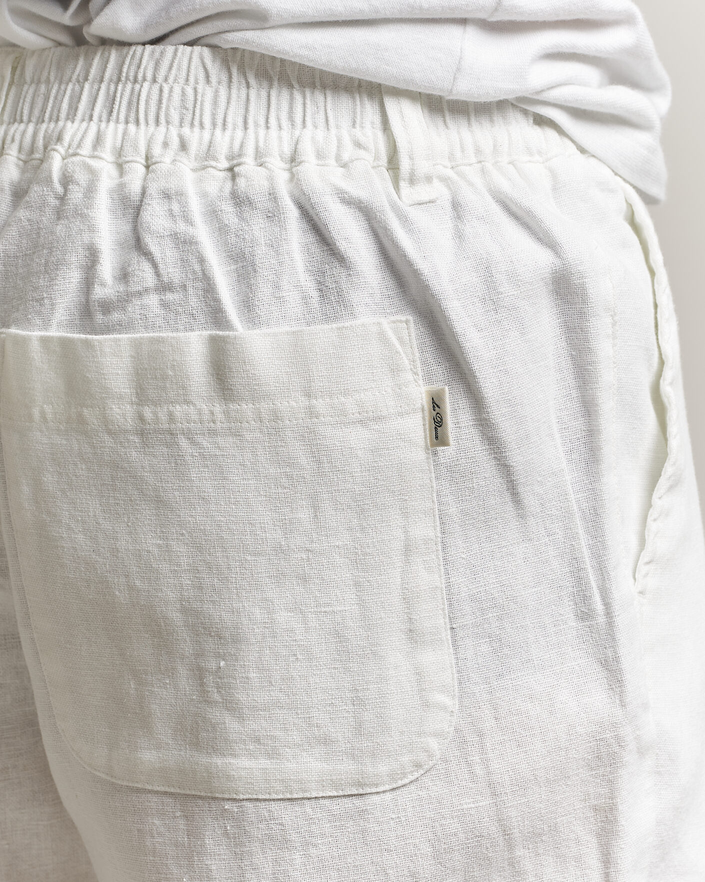 Herre | Bukser | LES DEUX | Linen Comfort Suit Pants White