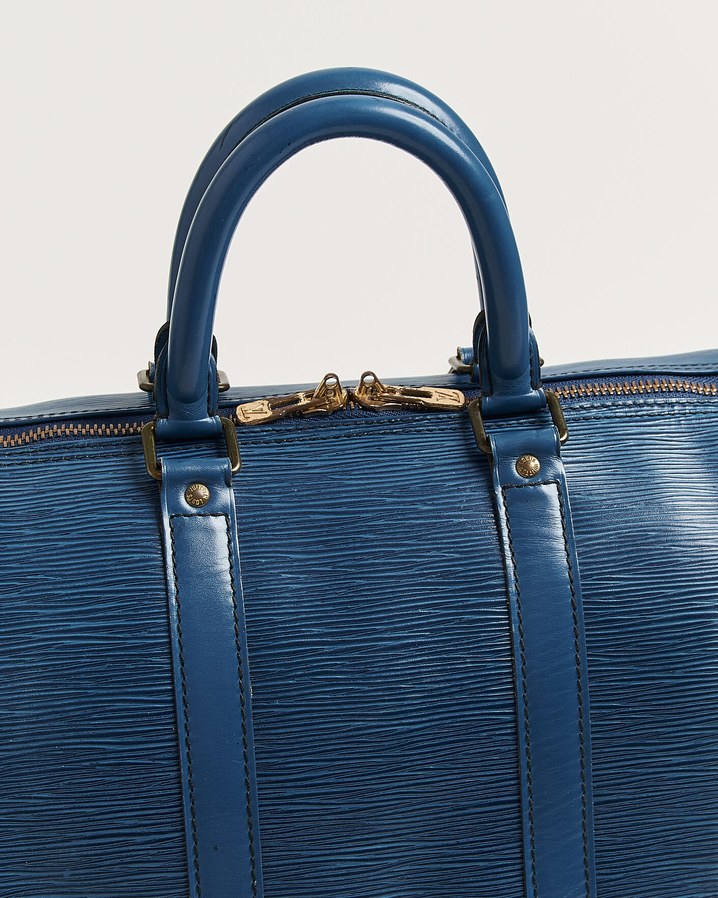Herre | Pre-Owned & Vintage Bags | Louis Vuitton Pre-Owned | Keepall 45 Epi Leather Blue