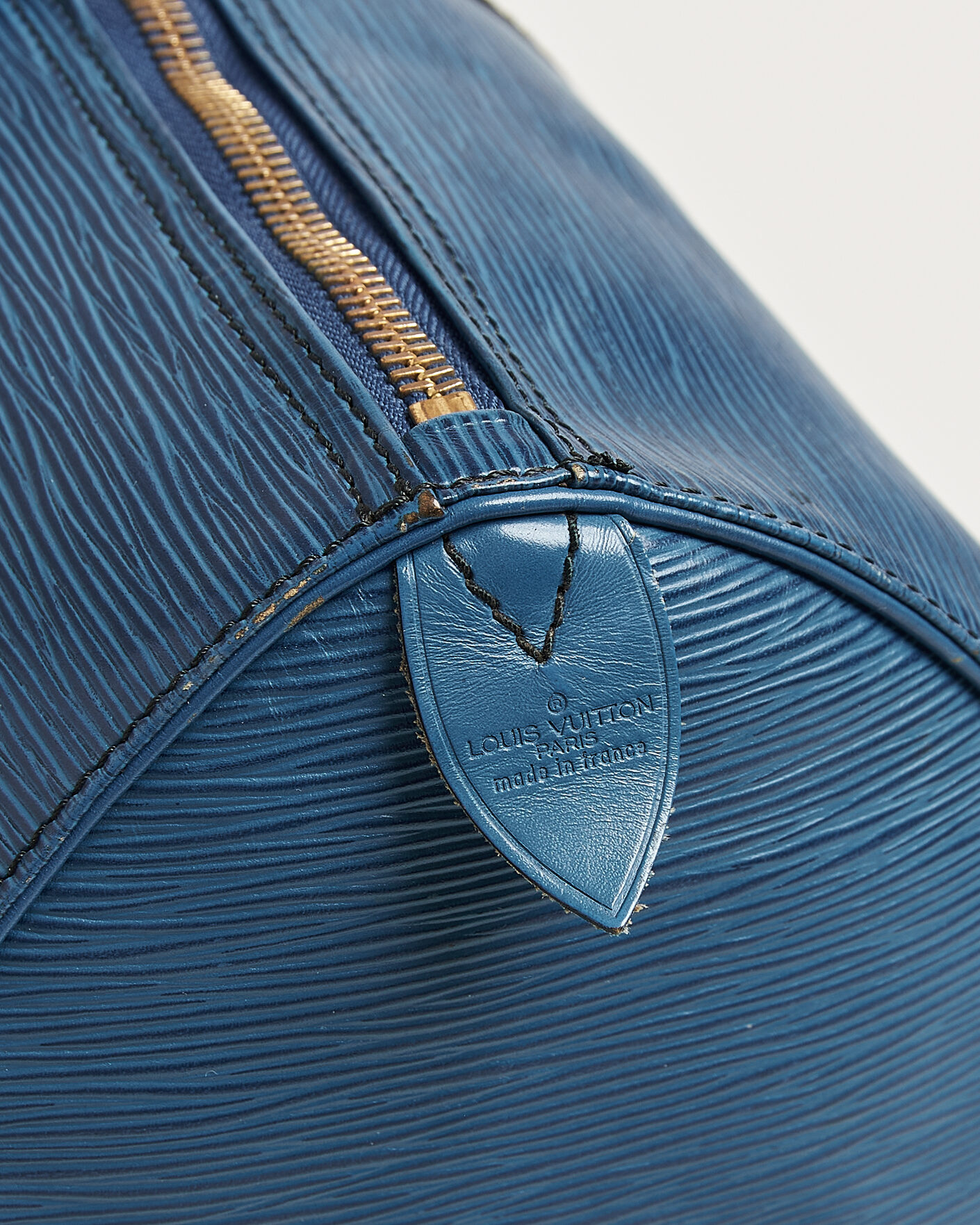 Herre | Pre-Owned & Vintage Bags | Louis Vuitton Pre-Owned | Keepall 45 Epi Leather Blue