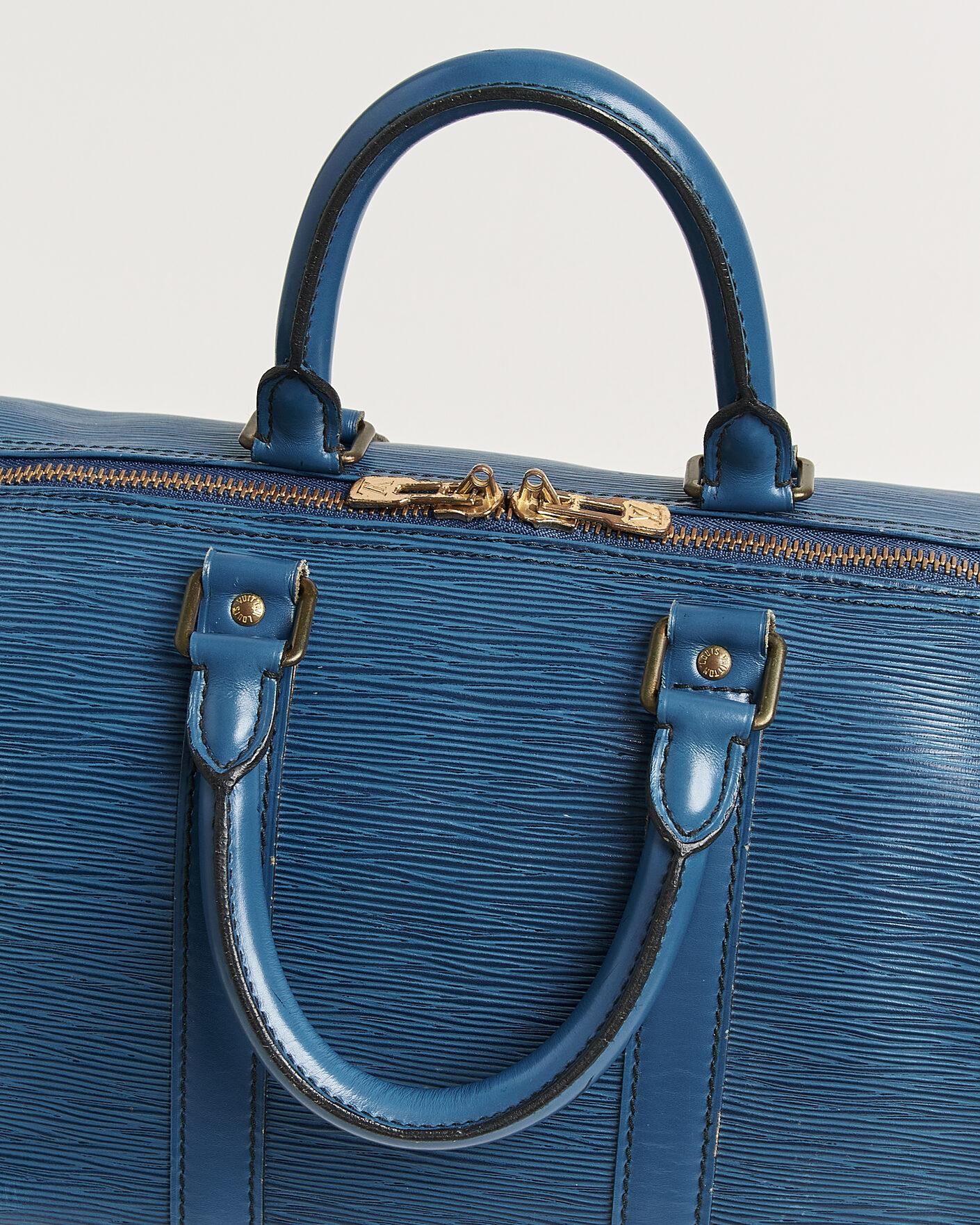 Herre | Pre-Owned & Vintage Bags | Louis Vuitton Pre-Owned | Keepall 45 Epi Leather Blue