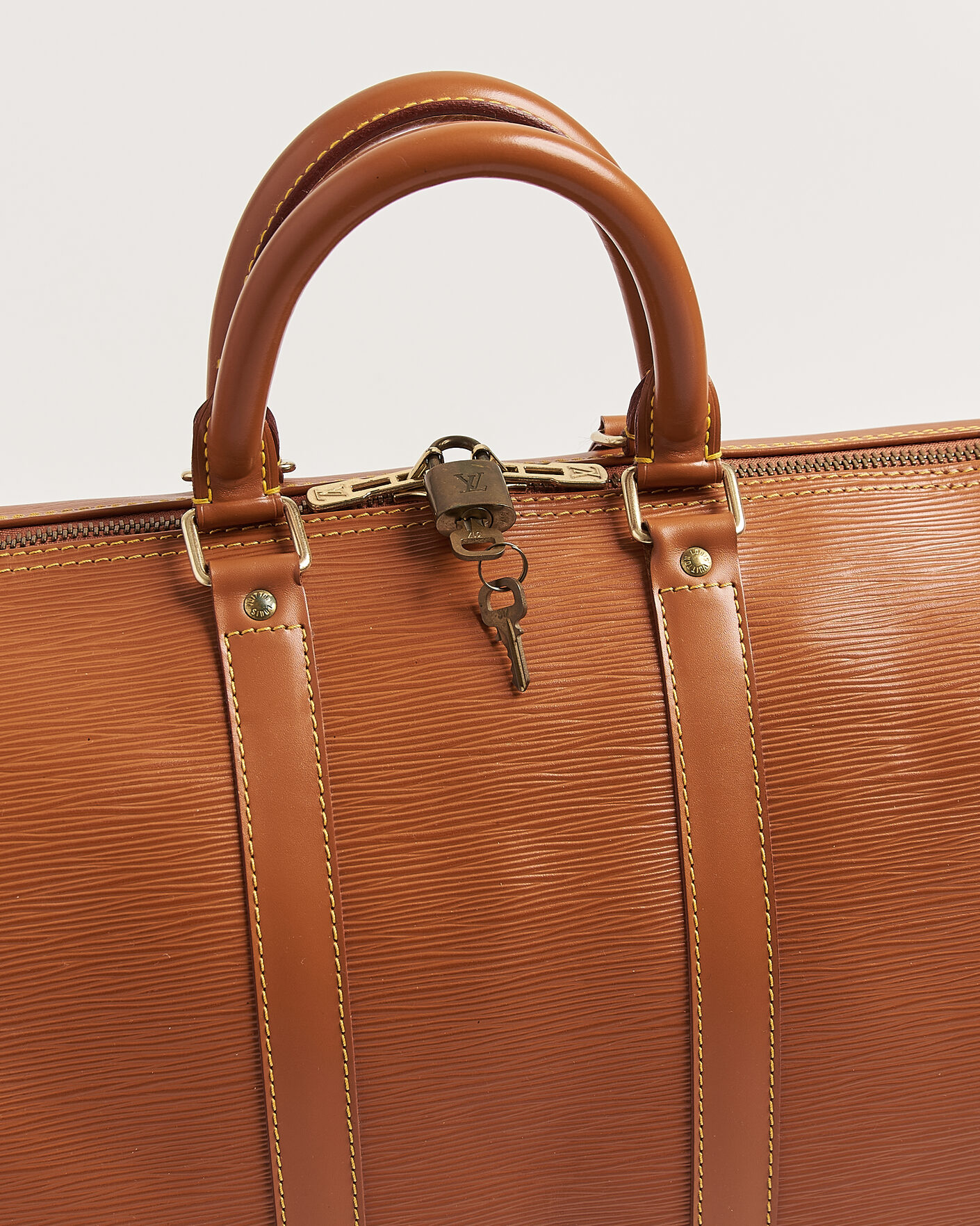 Herre | Pre-Owned & Vintage Bags | Louis Vuitton Pre-Owned | Keepall Epi Leather 45 Brown
