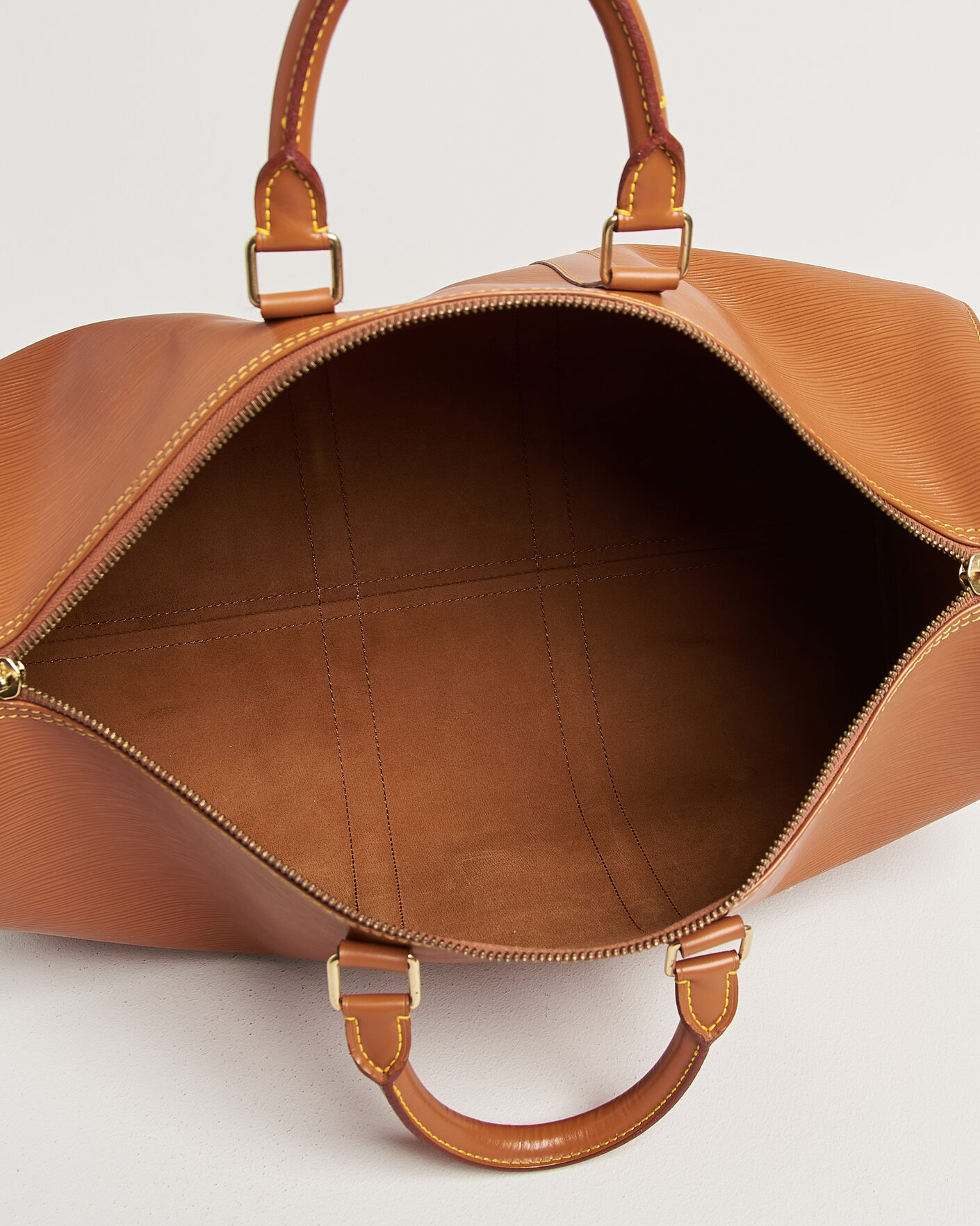 Herre | Pre-Owned & Vintage Bags | Louis Vuitton Pre-Owned | Keepall Epi Leather 45 Brown