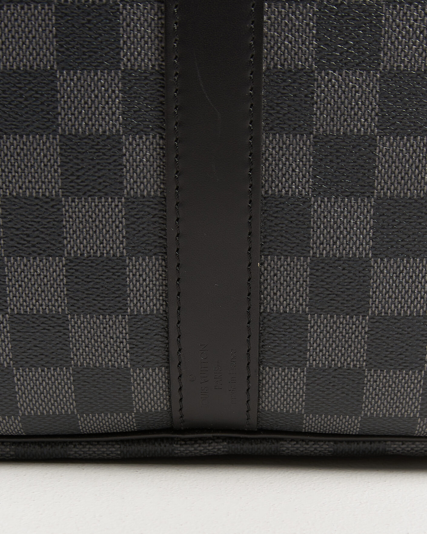 Herre | Pre-Owned & Vintage Bags | Louis Vuitton Pre-Owned | Keepall Bandouliére 55 Damier Graphite