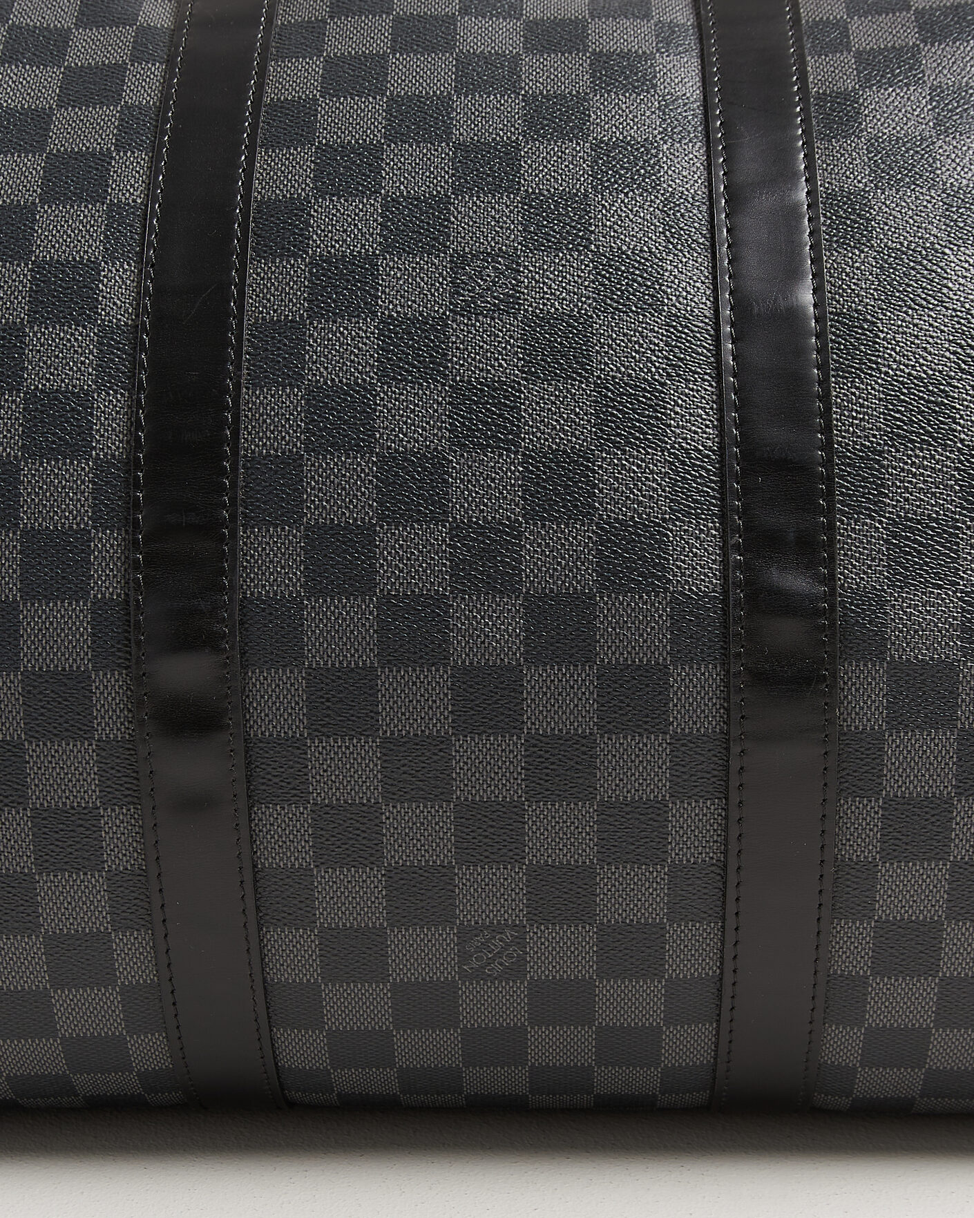 Herre | Pre-Owned & Vintage Bags | Louis Vuitton Pre-Owned | Keepall Bandouliére 55 Damier Graphite