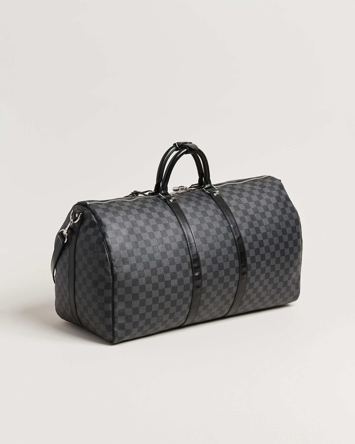 Herre | Pre-Owned & Vintage Bags | Louis Vuitton Pre-Owned | Keepall Bandouliére 55 Damier Graphite