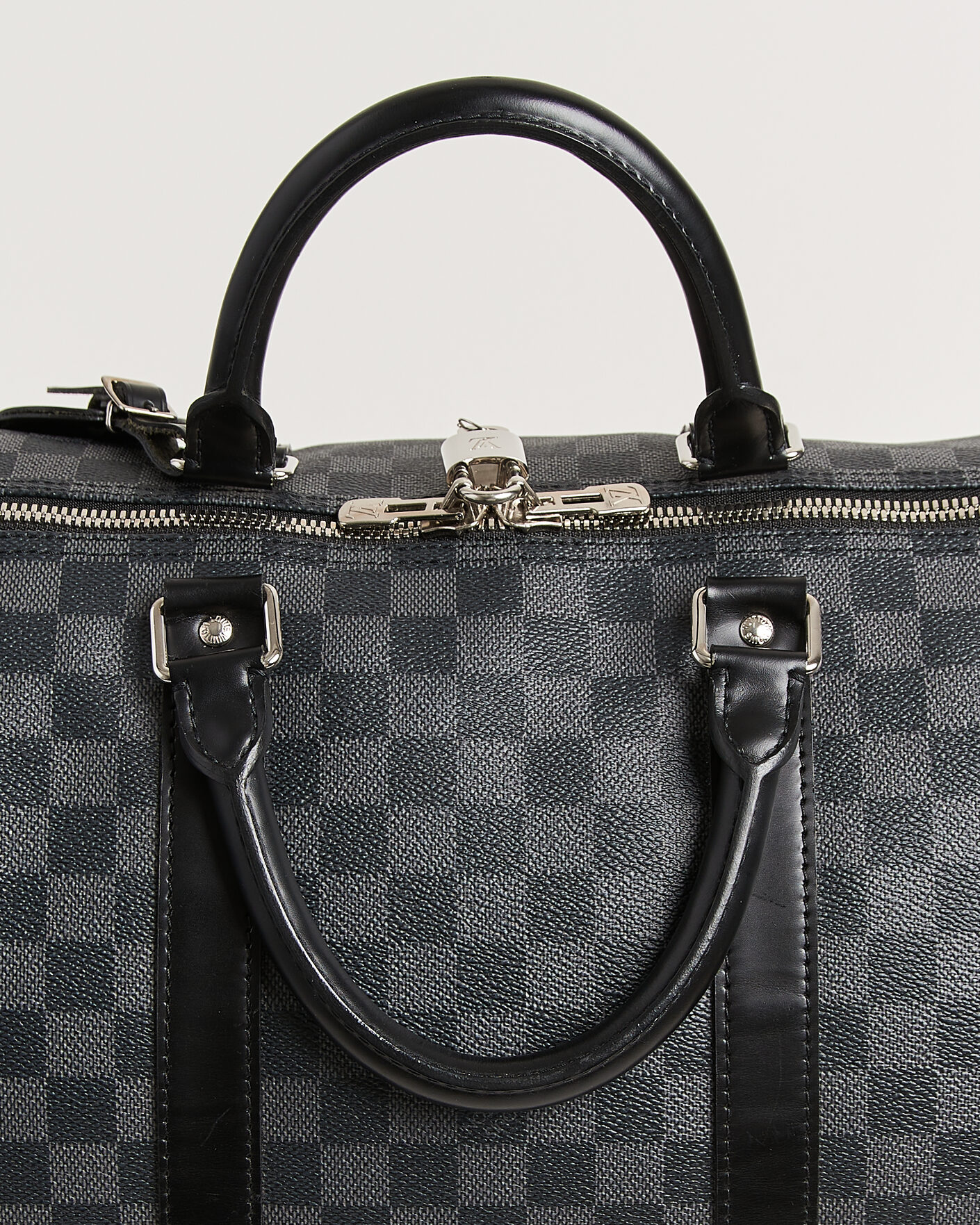 Herre | Pre-Owned & Vintage Bags | Louis Vuitton Pre-Owned | Keepall Bandouliére 55 Damier Graphite
