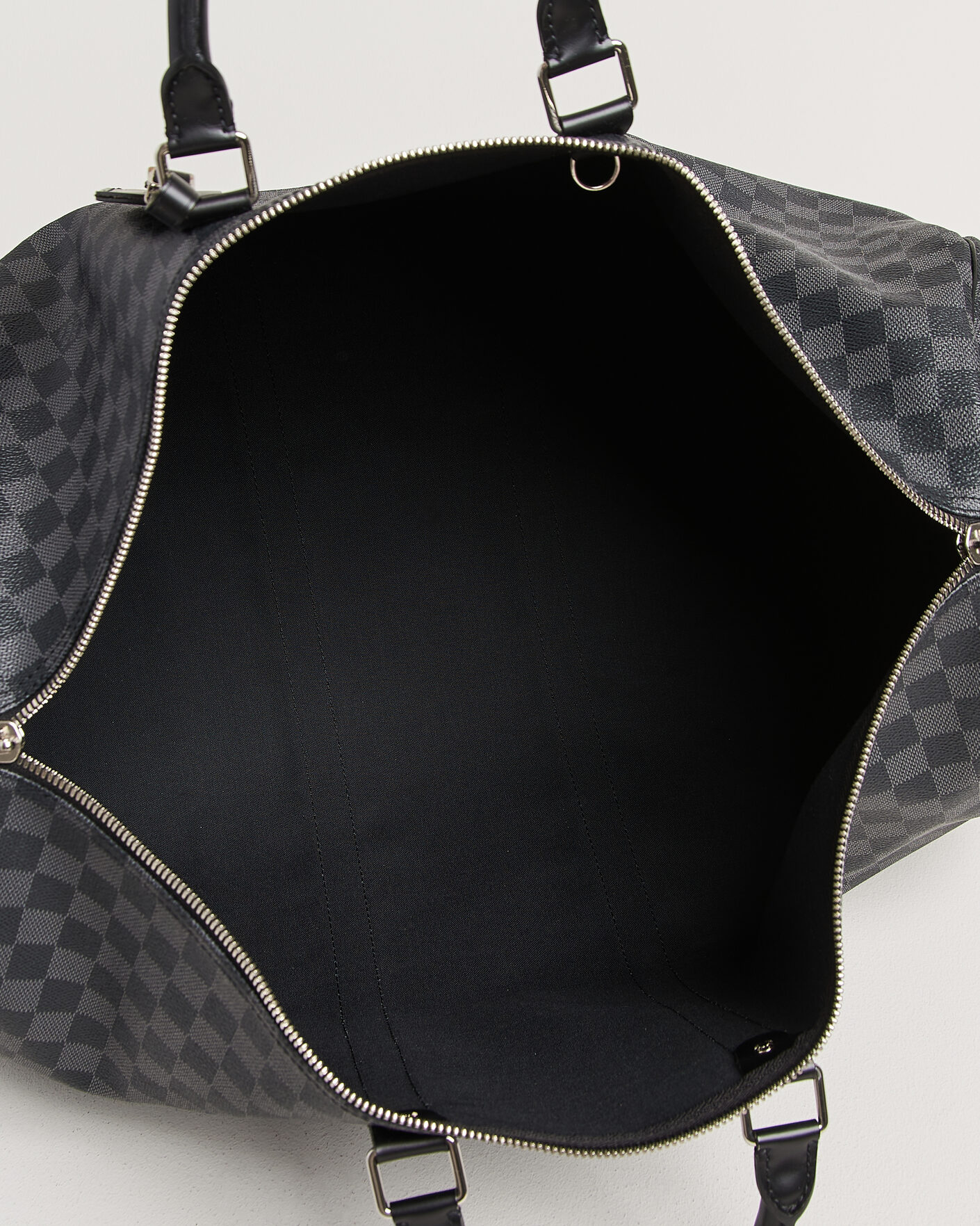 Herre | Pre-Owned & Vintage Bags | Louis Vuitton Pre-Owned | Keepall Bandouliére 55 Damier Graphite