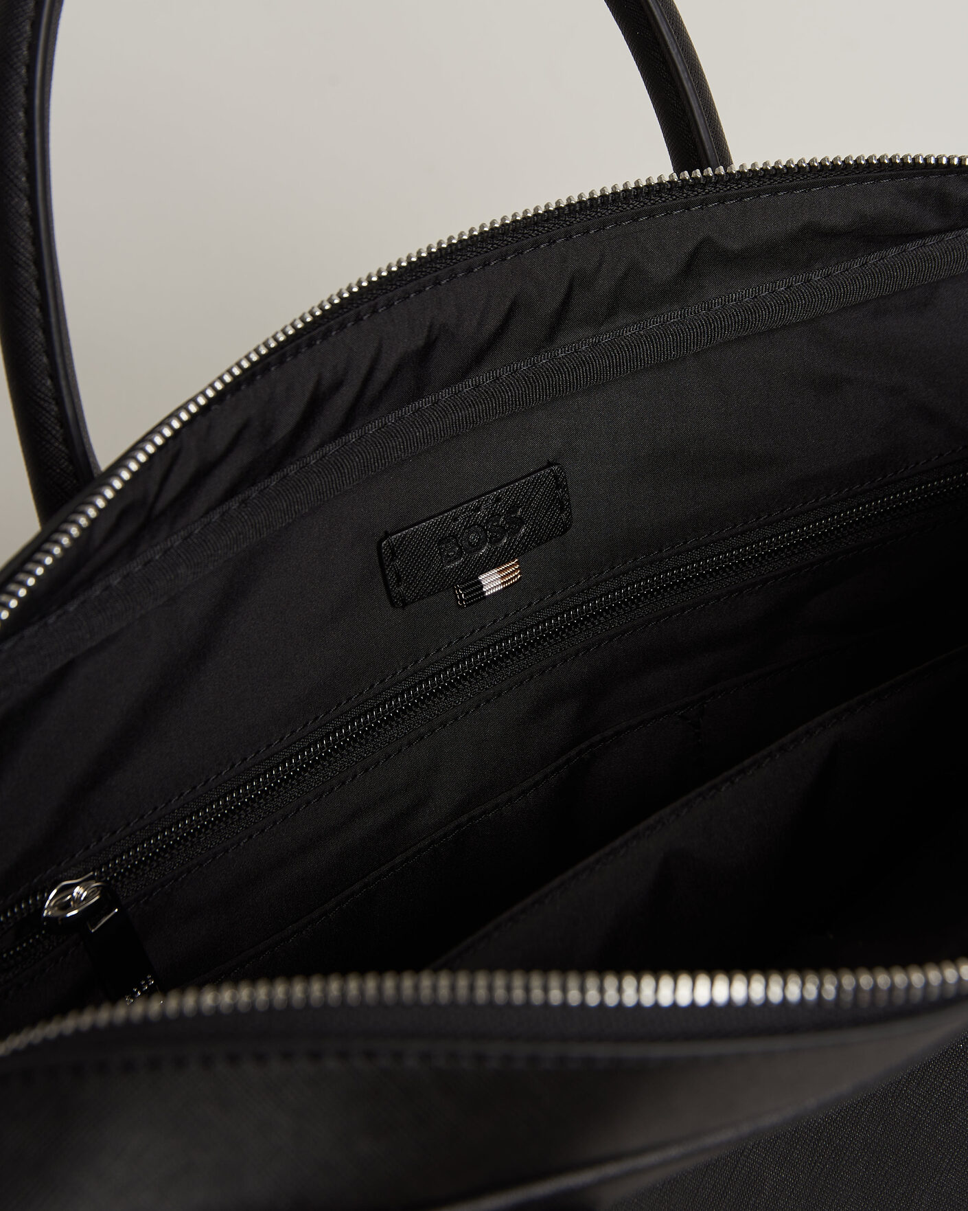 Herre | Tasker | BOSS BLACK | Northon Leather Document Case Black