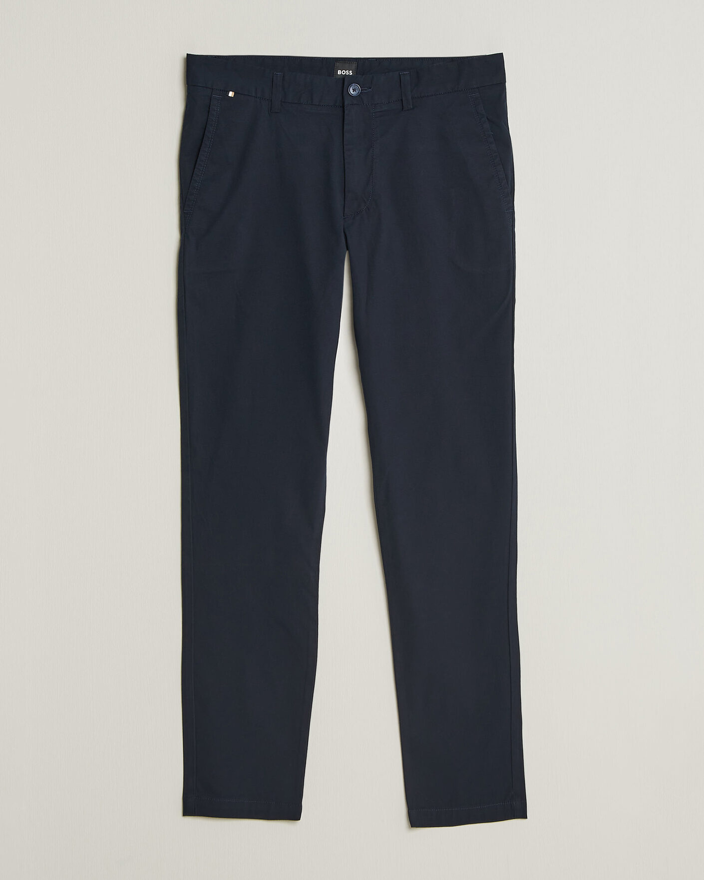 Herre | Bukser | BOSS BLACK | Kaiton Structured Chinos Dark Blue