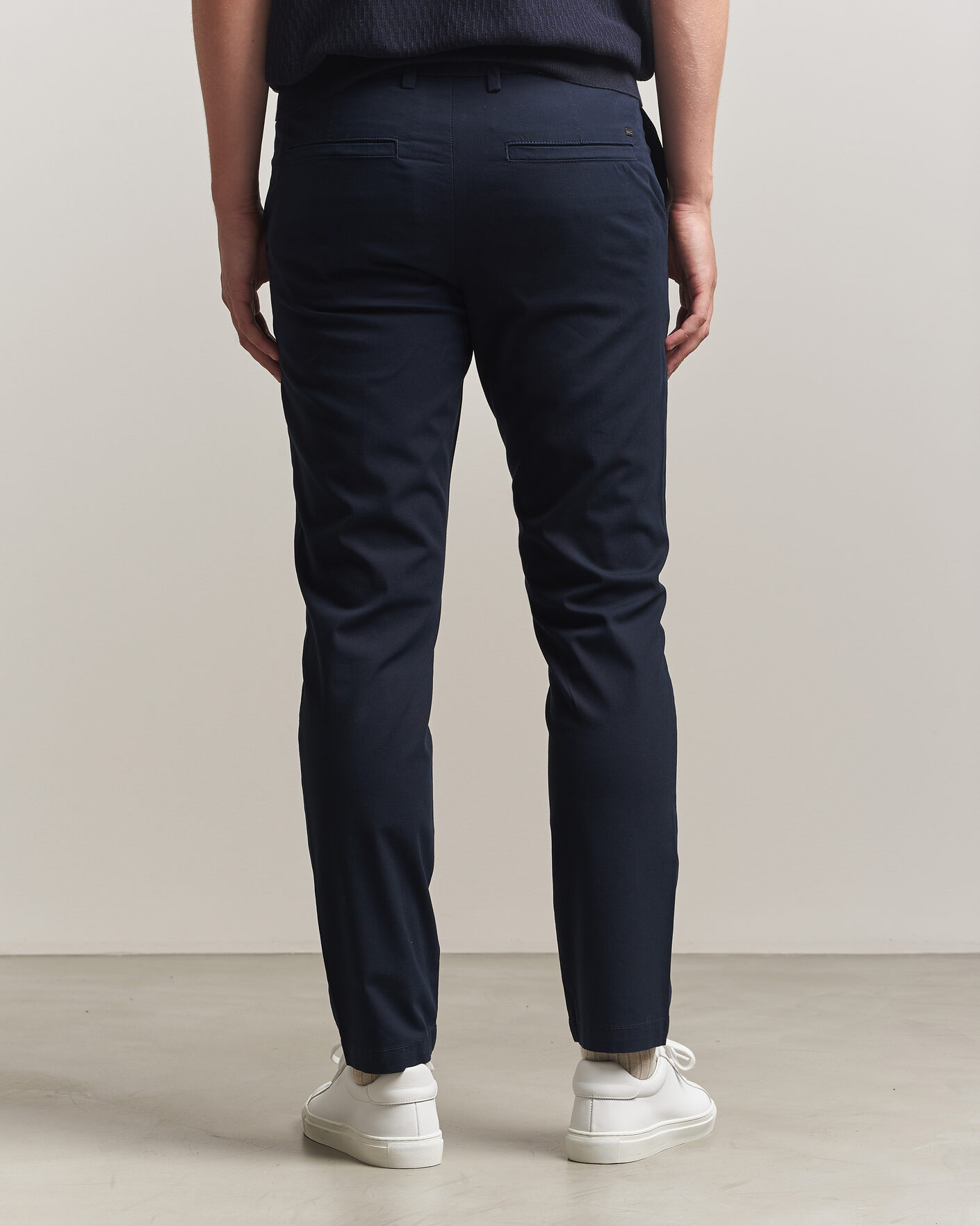Herre | Bukser | BOSS BLACK | Kaiton Structured Chinos Dark Blue