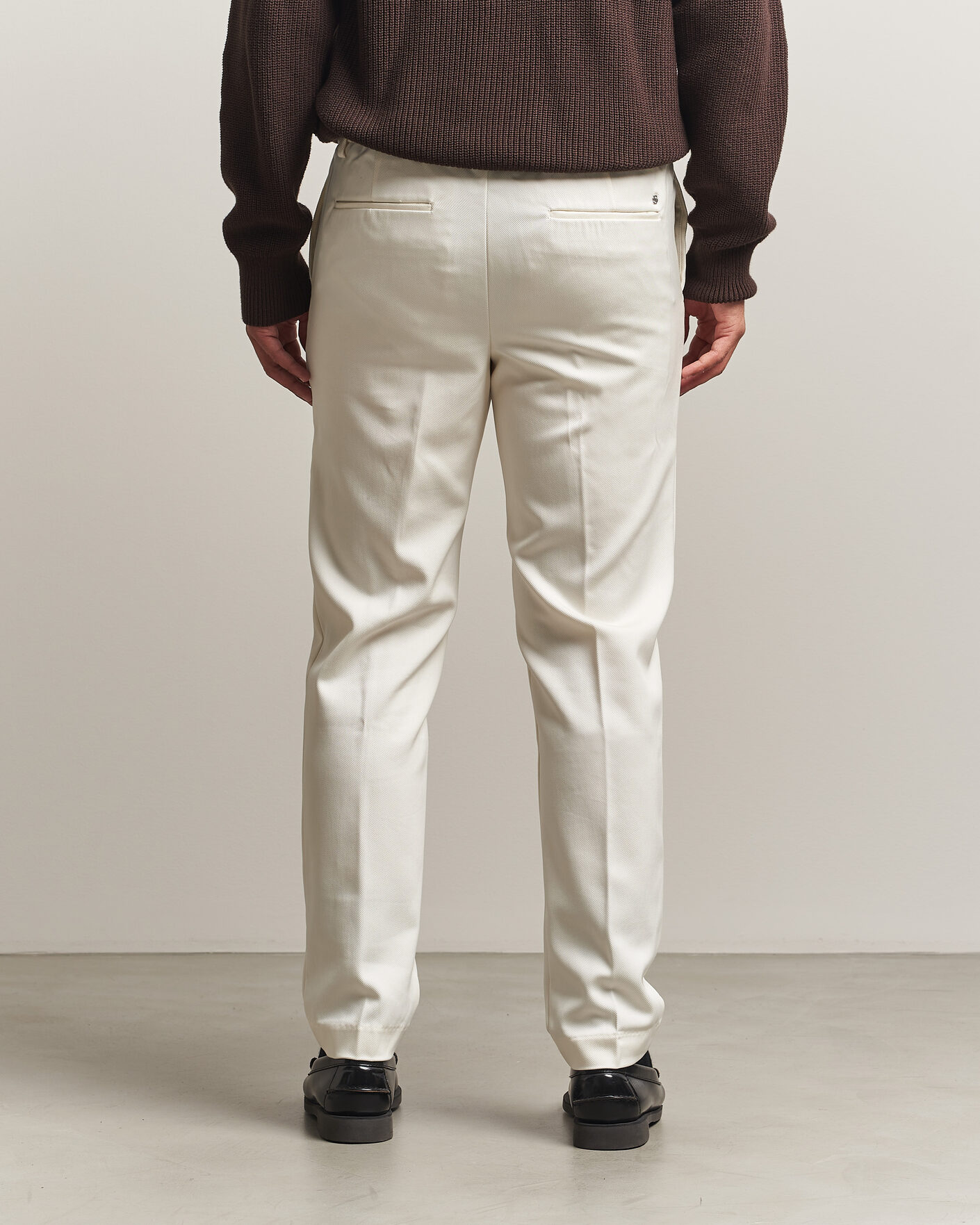 Herre | Bukser | BOSS BLACK | Kane Drawstring Trousers Open White