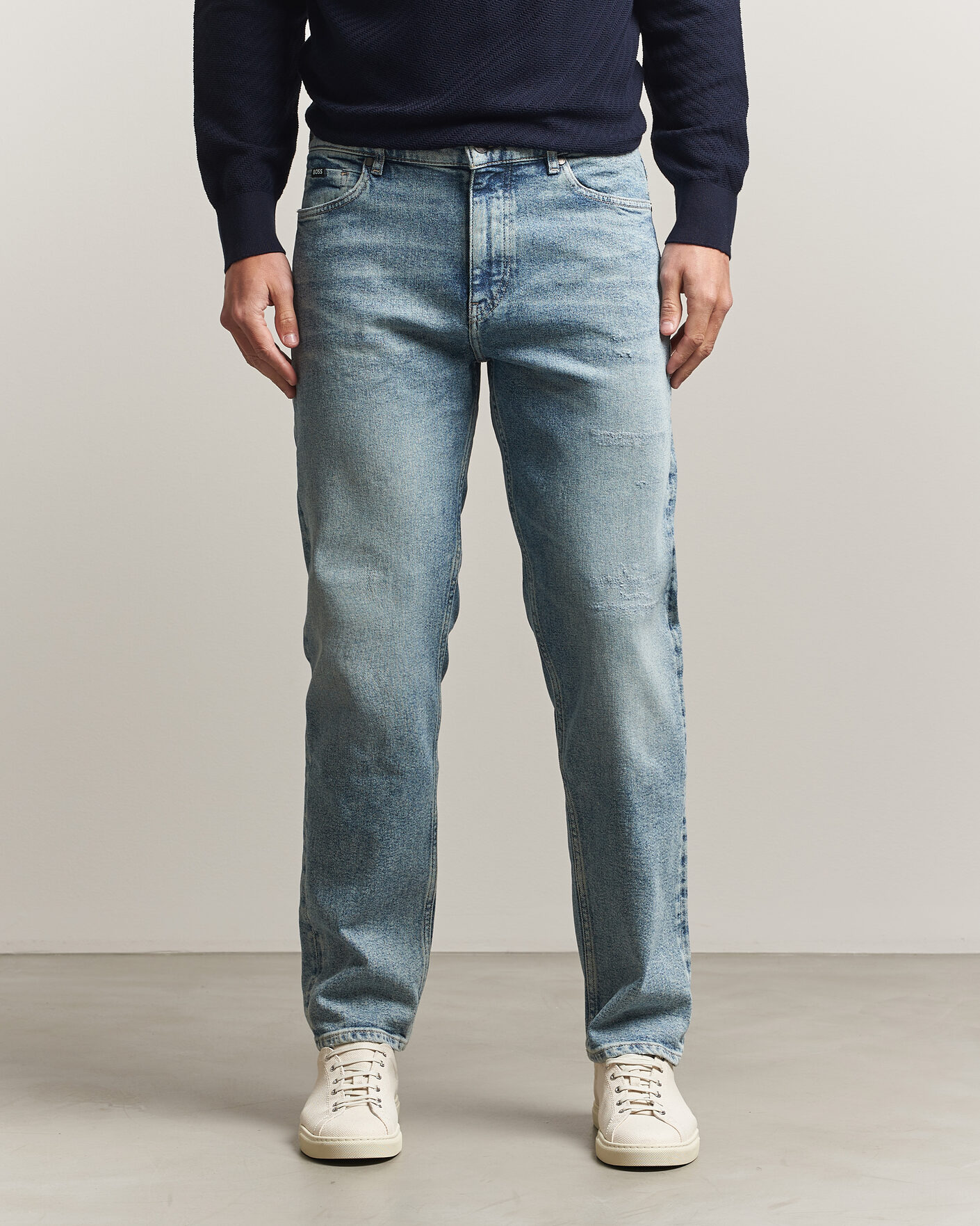 Herre | Bukser | BOSS BLACK | Ogden Regular Fit Jeans Bright Blue