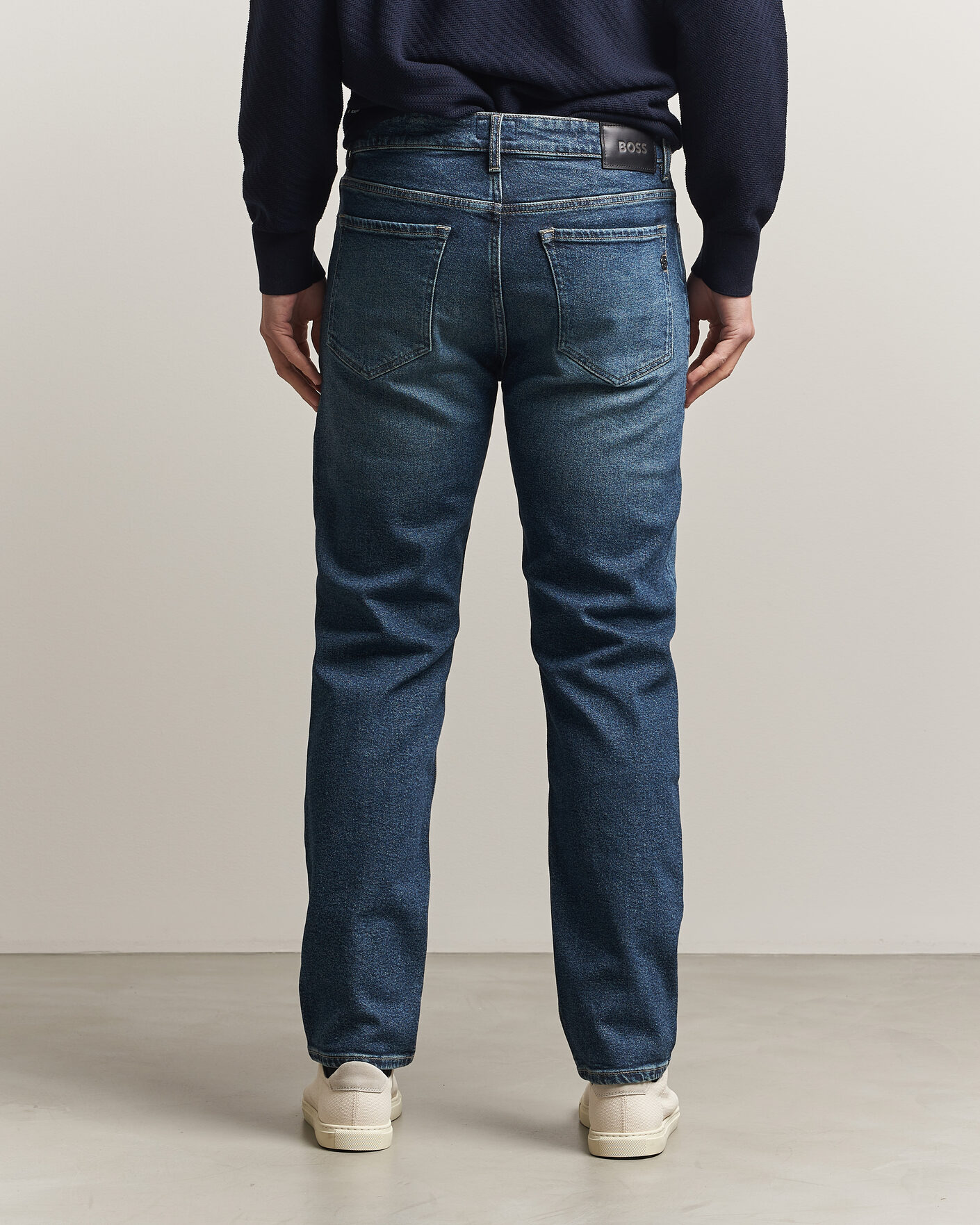 Herre | Bukser | BOSS BLACK | Ogden Regular Fit Jeans Medium Blue