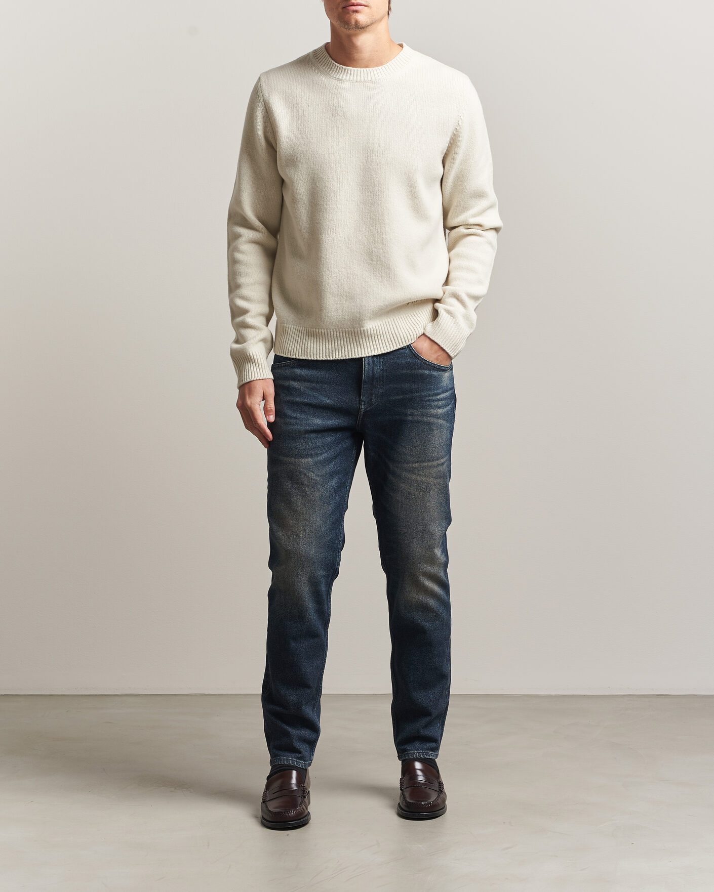 Herre | Bukser | BOSS BLACK | Re.Maine Jeans Navy