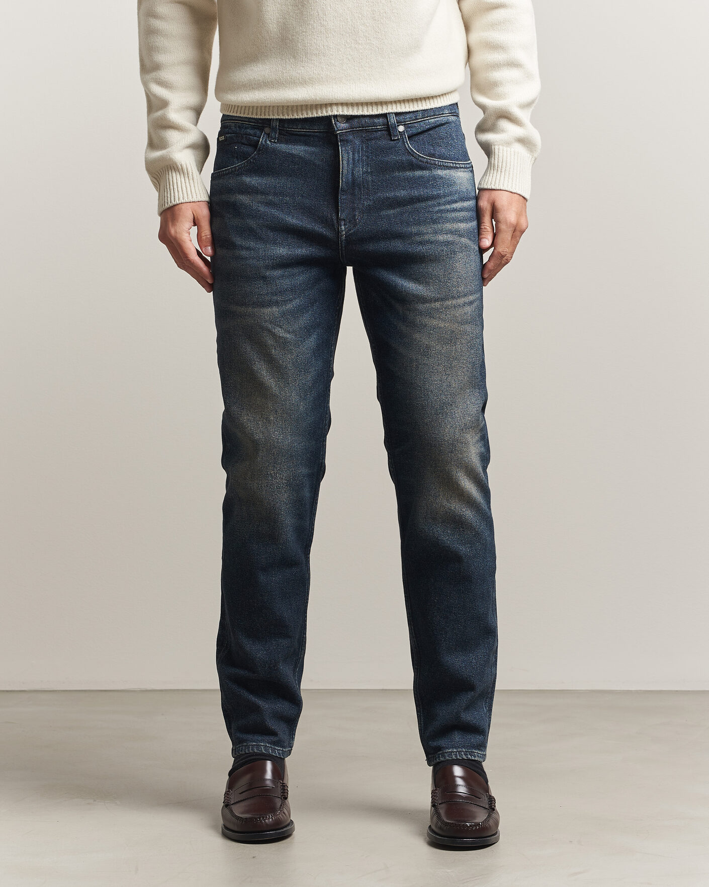 Herre | Bukser | BOSS BLACK | Re.Maine Jeans Navy