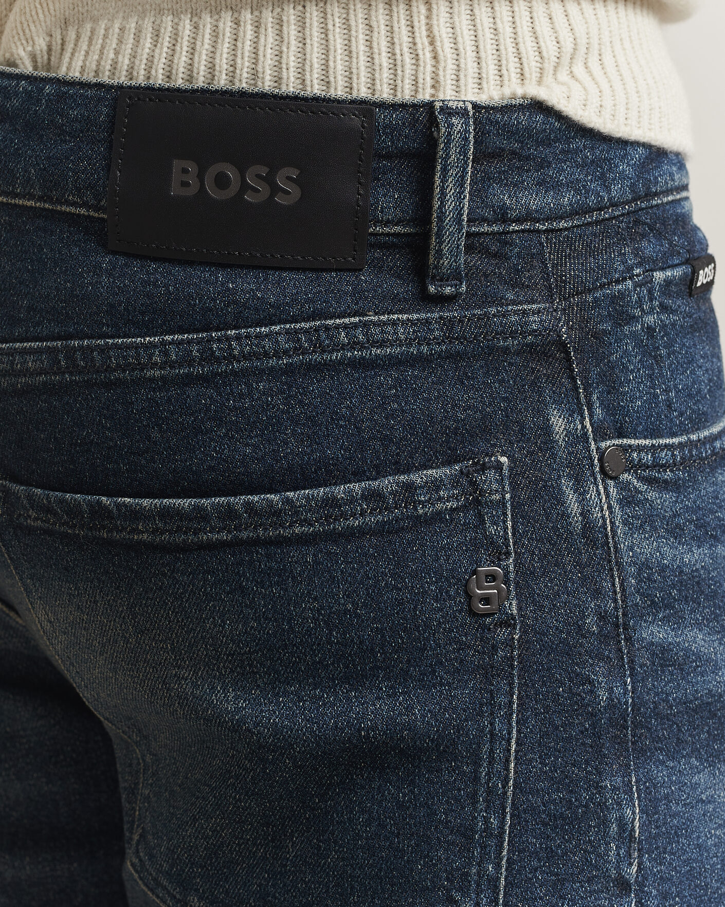 Herre | Bukser | BOSS BLACK | Re.Maine Jeans Navy