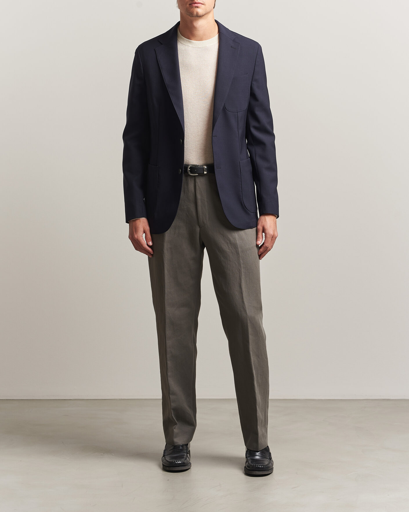 Herre | Blazere & jakker | BOSS BLACK | Hanry Wool Patch Pocket Blazer Dark Blue