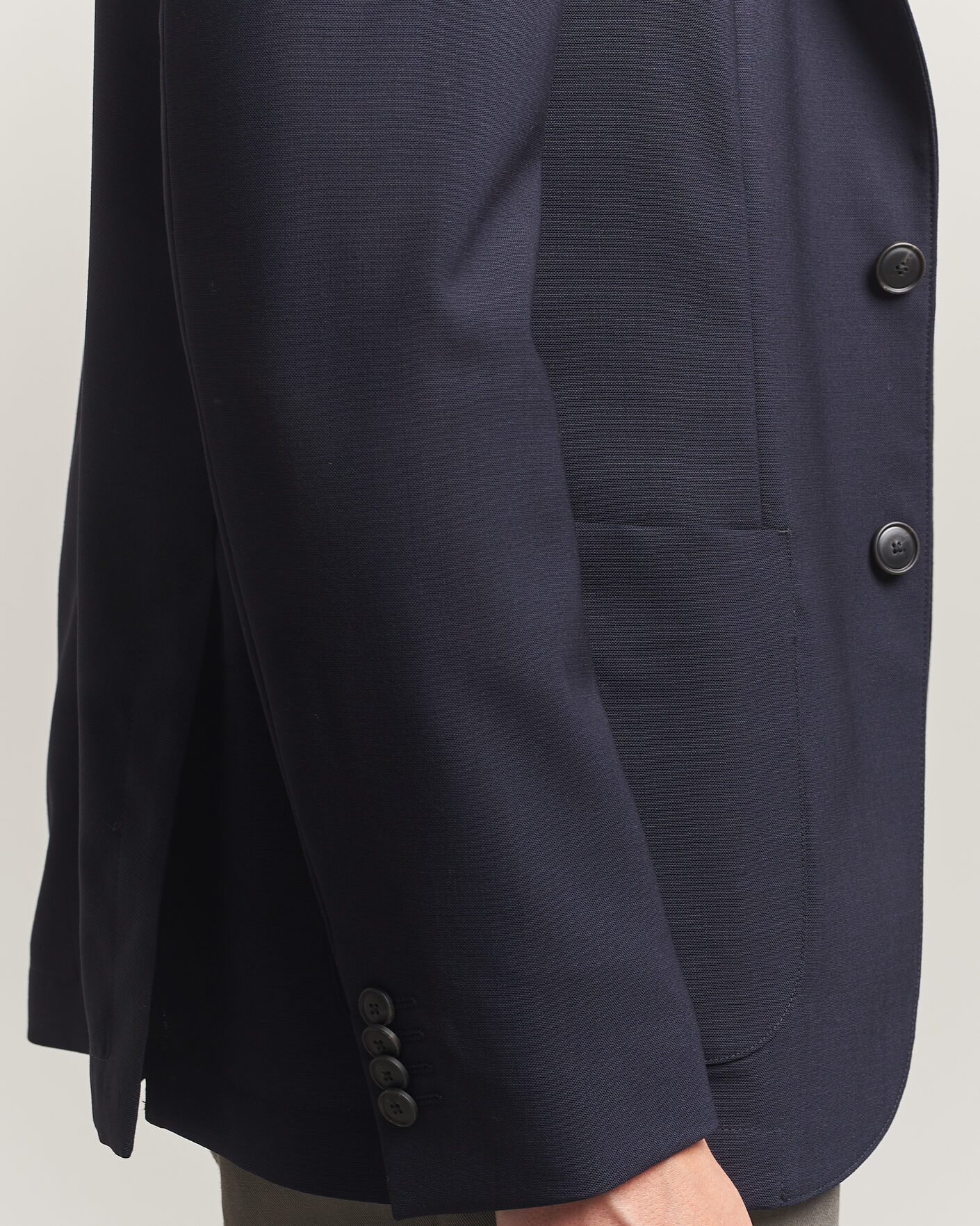 Herre | Blazere & jakker | BOSS BLACK | Hanry Wool Patch Pocket Blazer Dark Blue