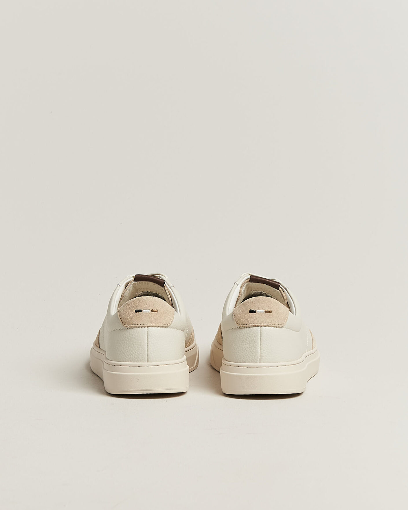Herre | Sneakers | BOSS BLACK | Kieran Leather/Suede Sneaker Open White
