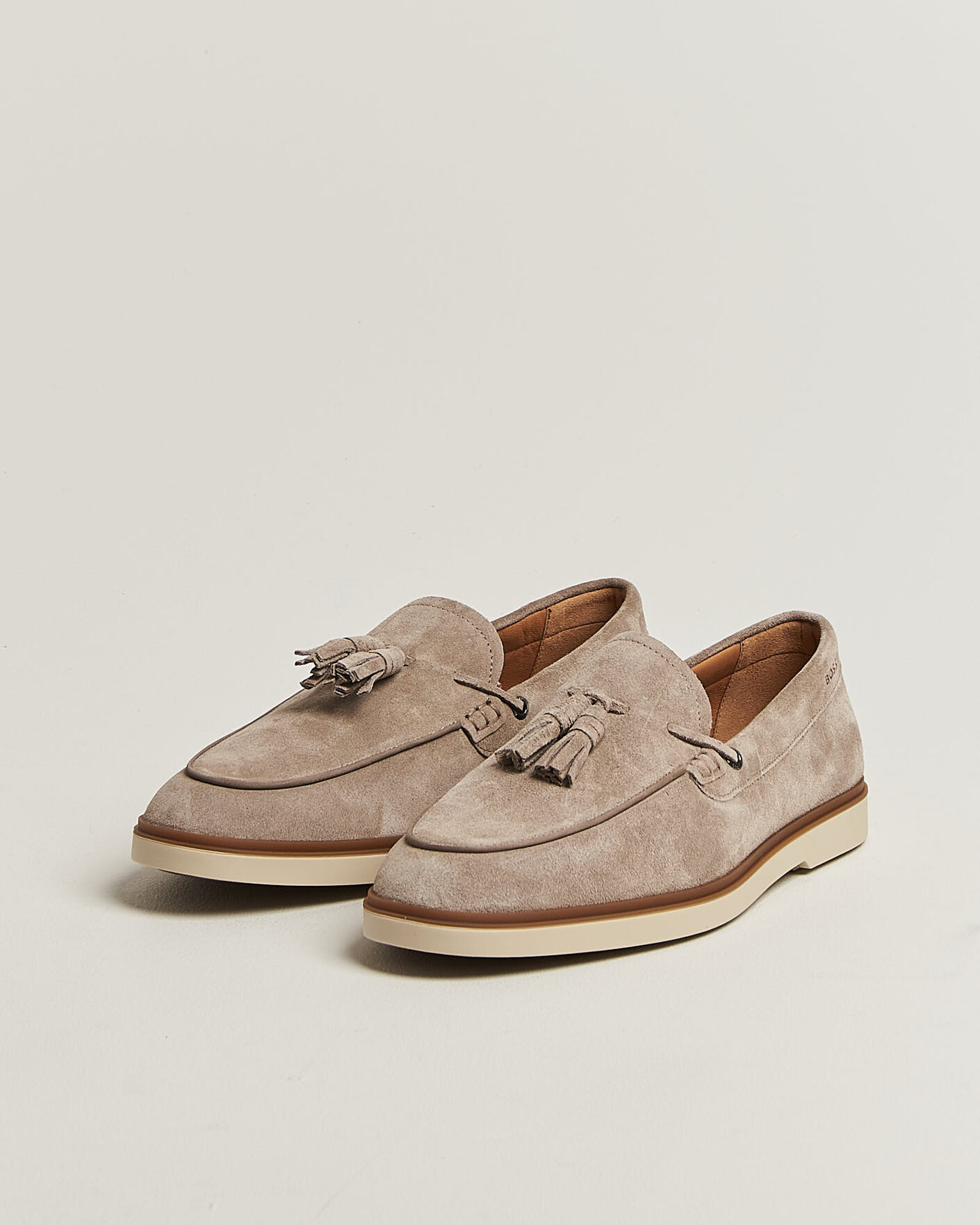 Herre | Loafers | BOSS BLACK | Hedley Suede Tassle Loafer Dark Beige