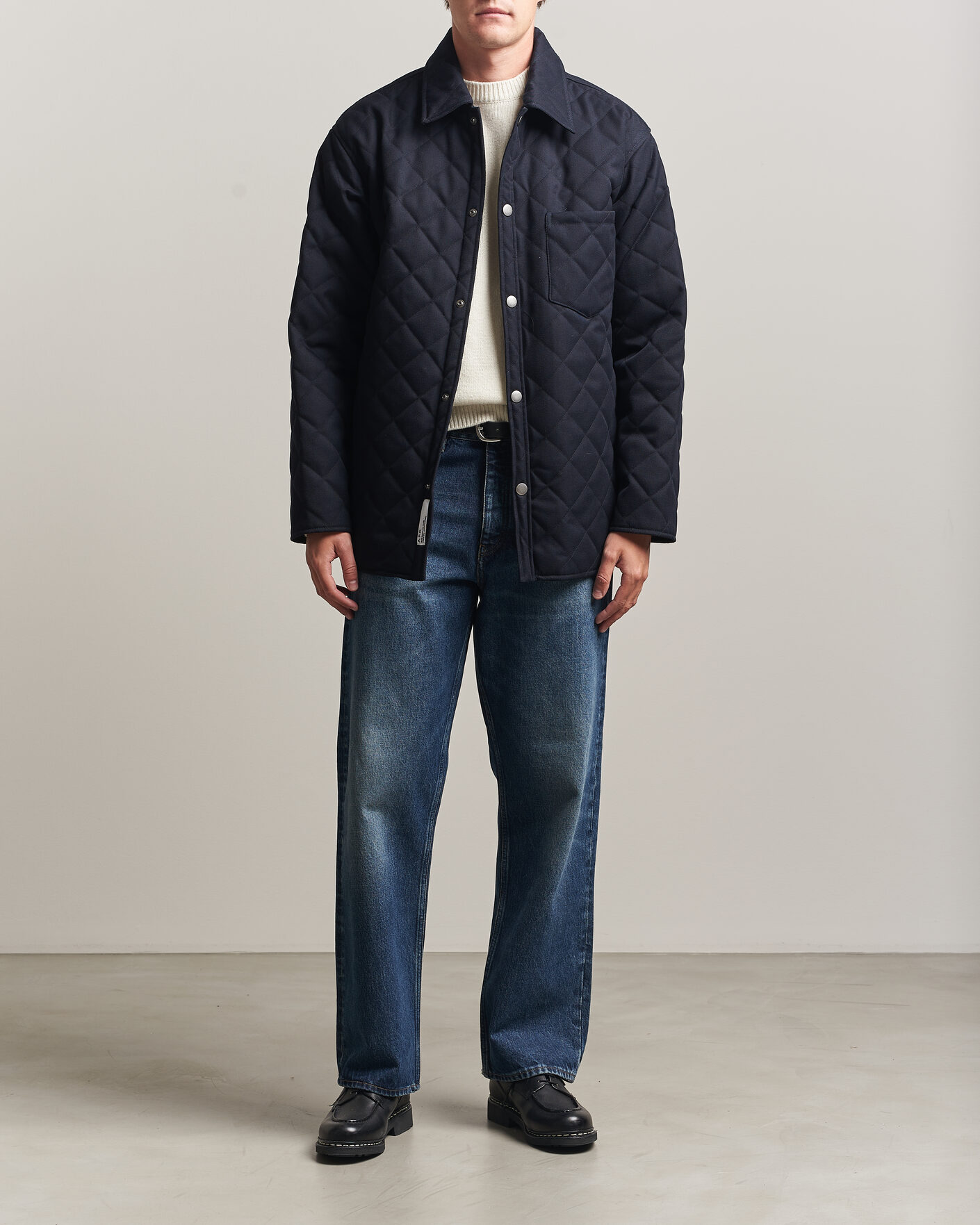 Herre | Jakker | A.P.C. | Georges Quilted Jacket Dark Navy
