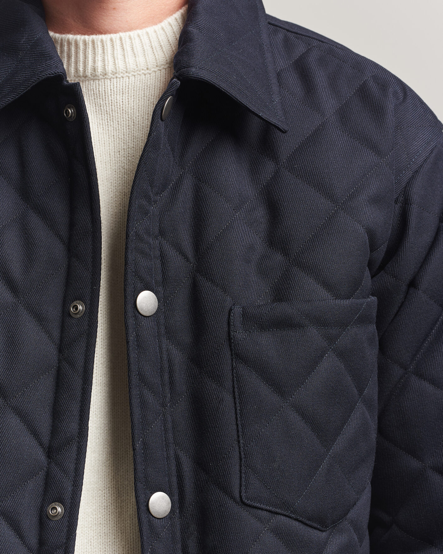 Herre | Jakker | A.P.C. | Georges Quilted Jacket Dark Navy