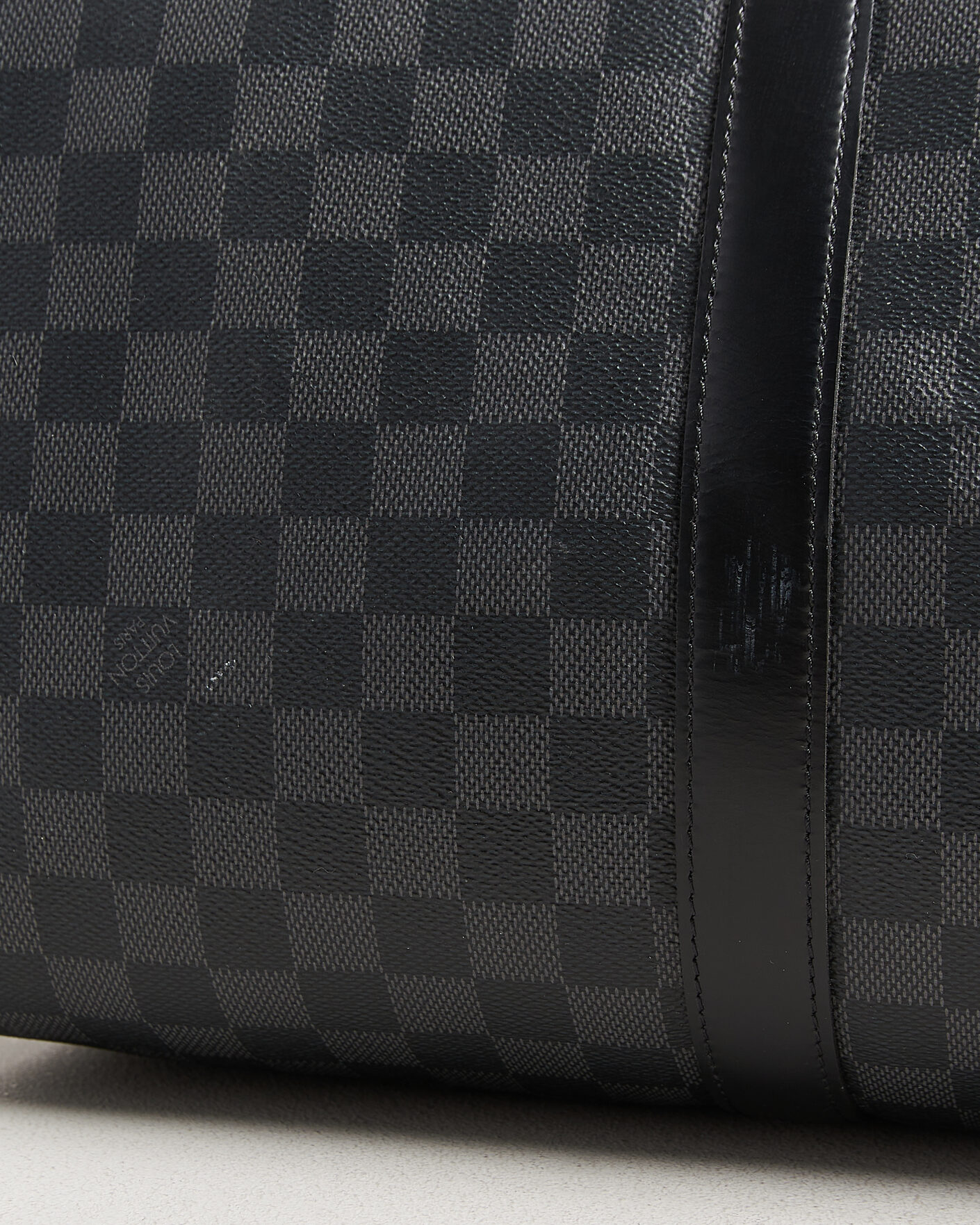 Herre | Pre-Owned & Vintage Bags | Louis Vuitton Pre-Owned | Keepall Bandouliére 45 Damier Graphite