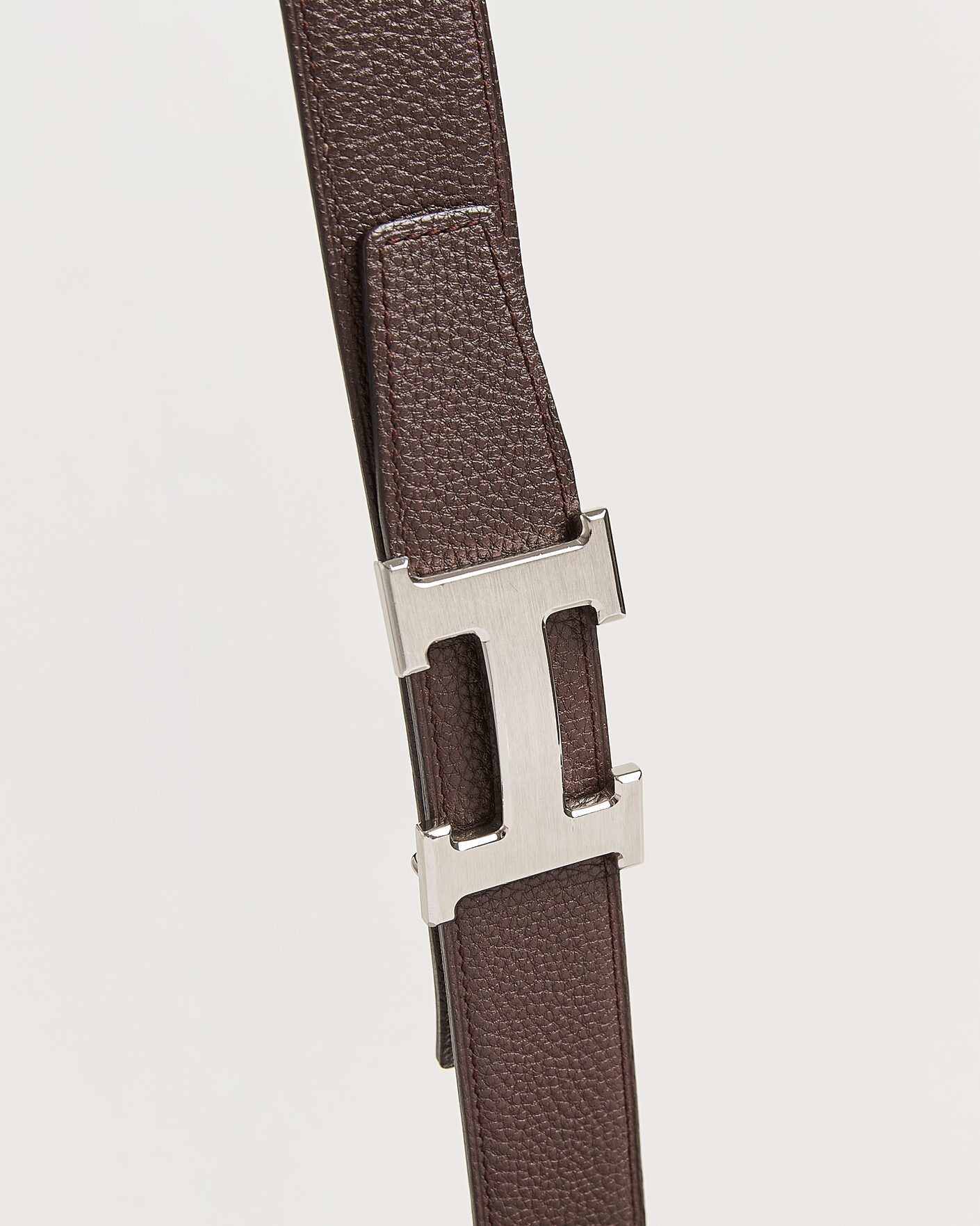 Herre | Pre-Owned & Vintage Bags | Hermès Pre-Owned | Constance Reversible Belt 90 Brown/Black