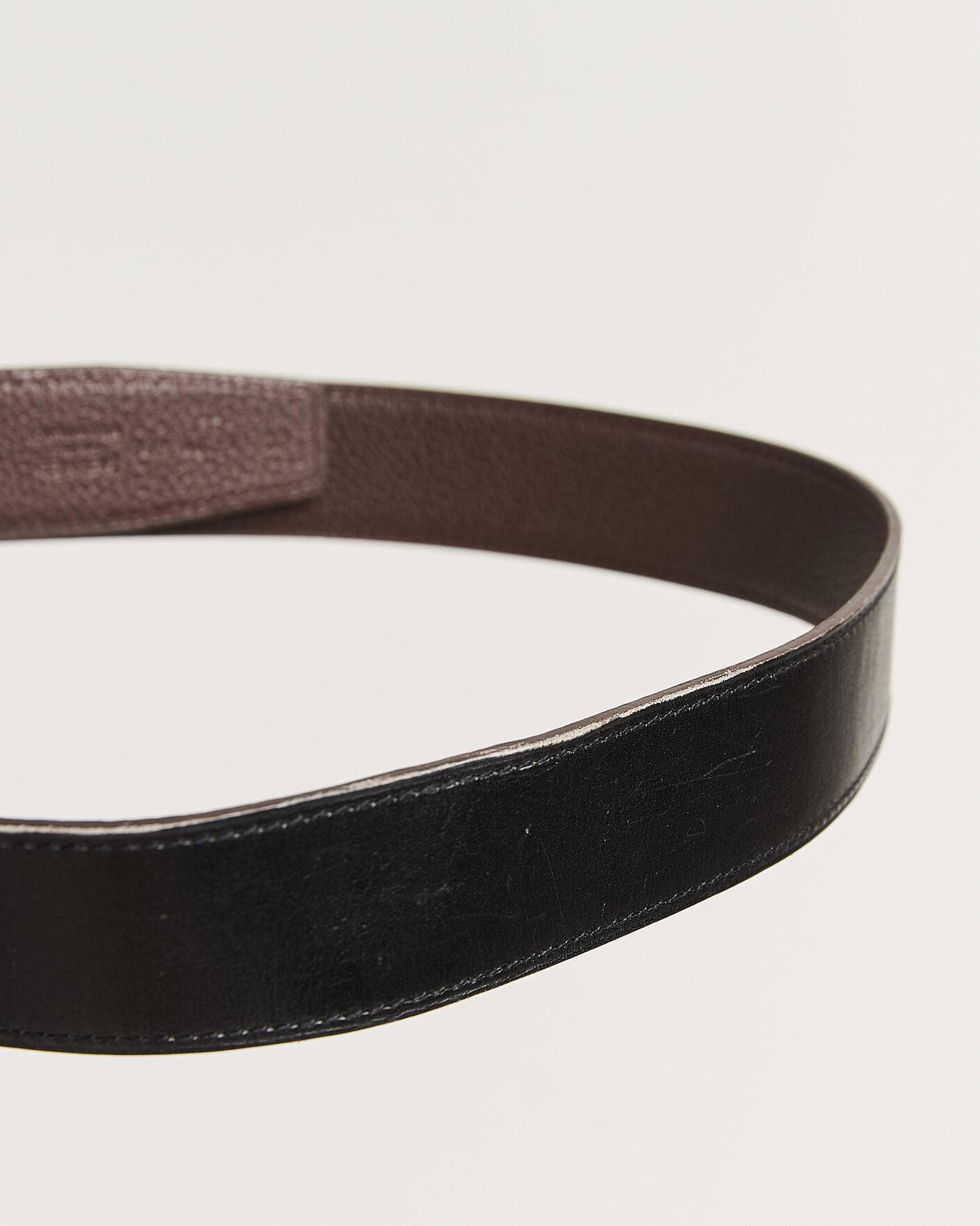 Herre | Pre-Owned & Vintage Bags | Hermès Pre-Owned | Constance Reversible Belt 90 Brown/Black