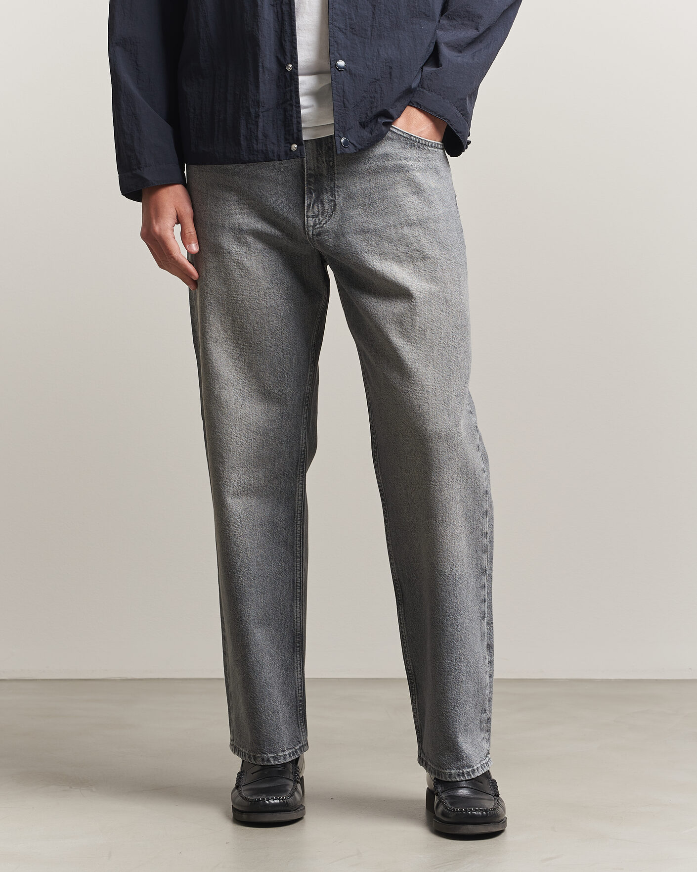 Herre | Skjorter | NN07 | Otis Relaxed Fit Jeans Washed Grey