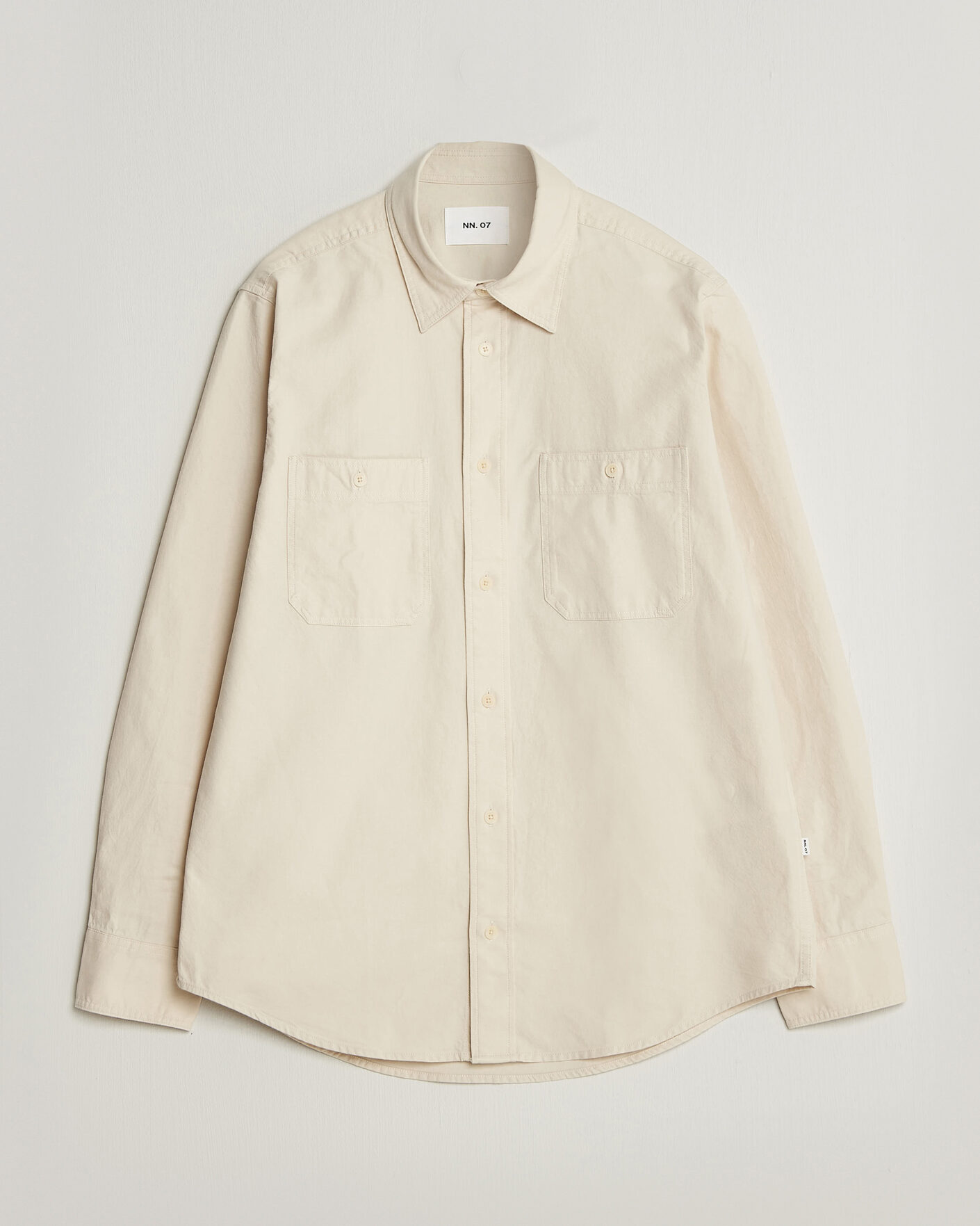Herre | Skjorter | NN07 | Colby Twill Overshirt Ivory