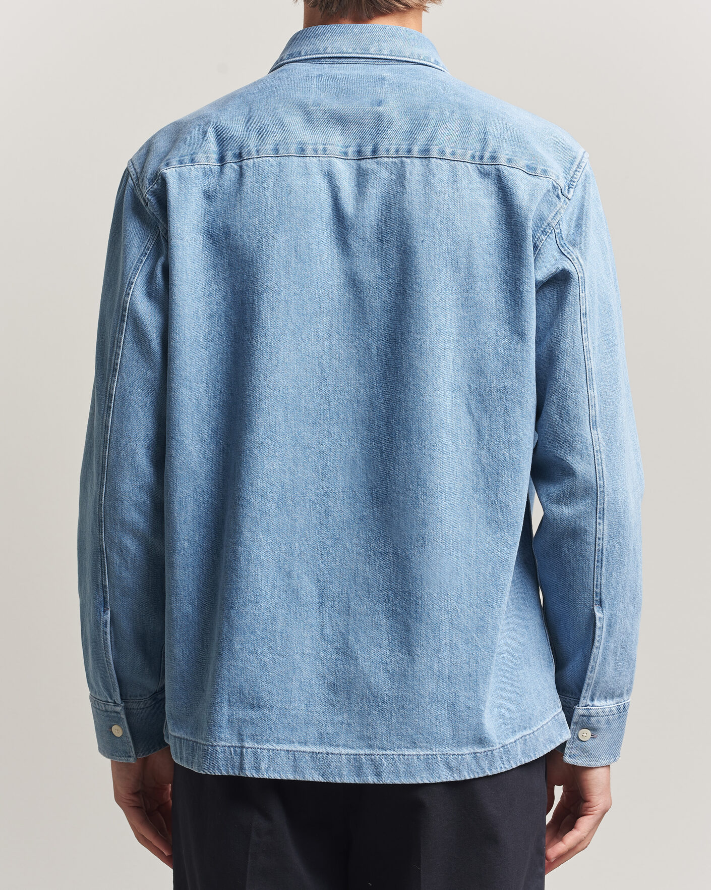Herre | Skjorter | NN07 | Freddy Denim Overshirt Light Blue