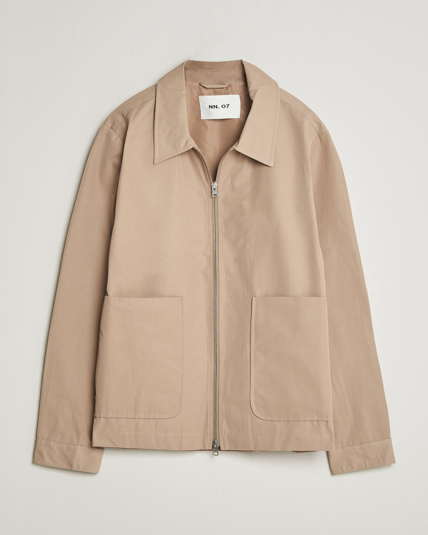 Herre | Jakker | NN07 | Gael Cotton Twill Jacket Desert Khaki