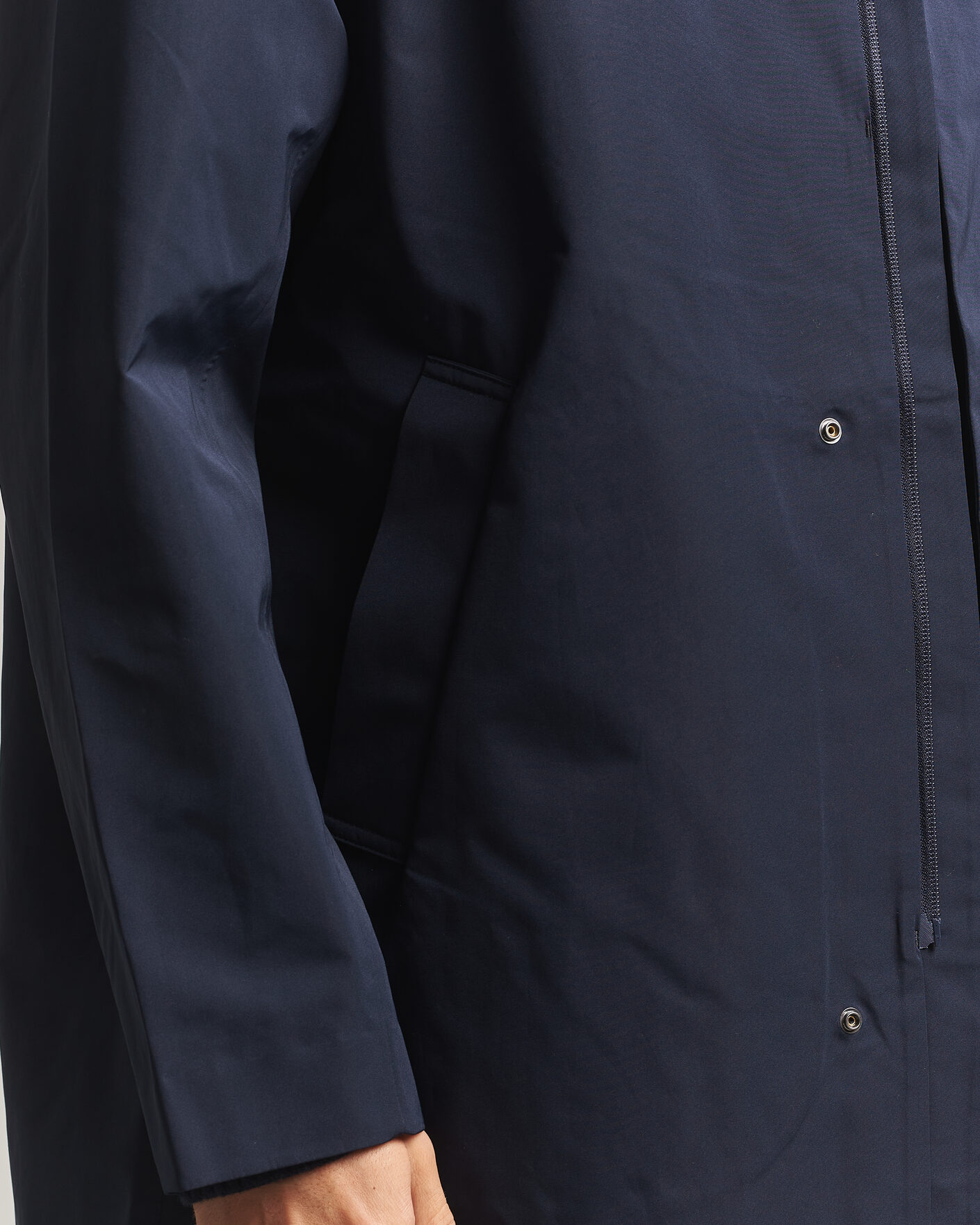 Herre | Jakker | NN07 | Steve Technical Coat Deep Navy