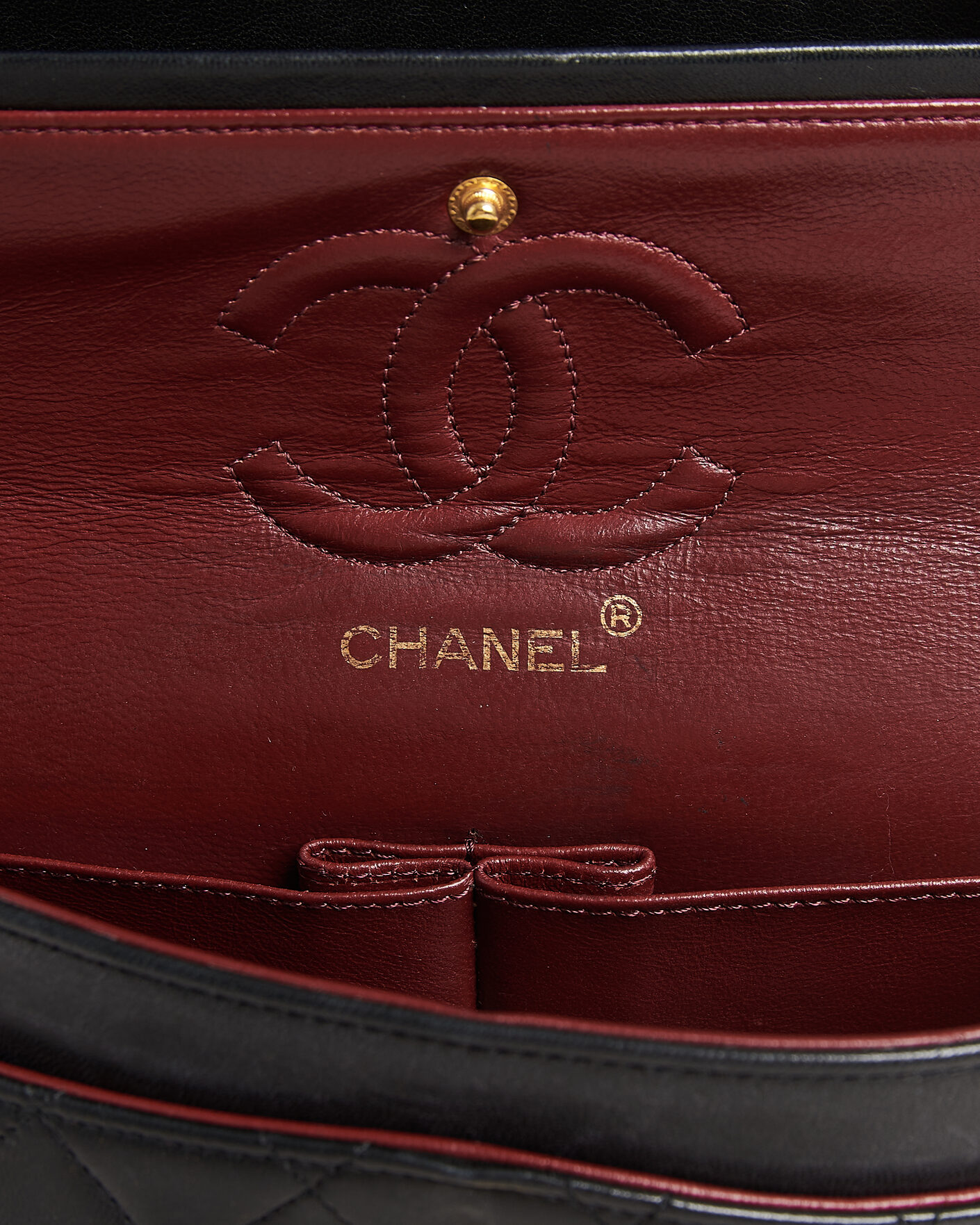 Herre | Pre-Owned & Vintage Bags | Chanel Pre-Owned | Classic Small Double Flap Bag Black