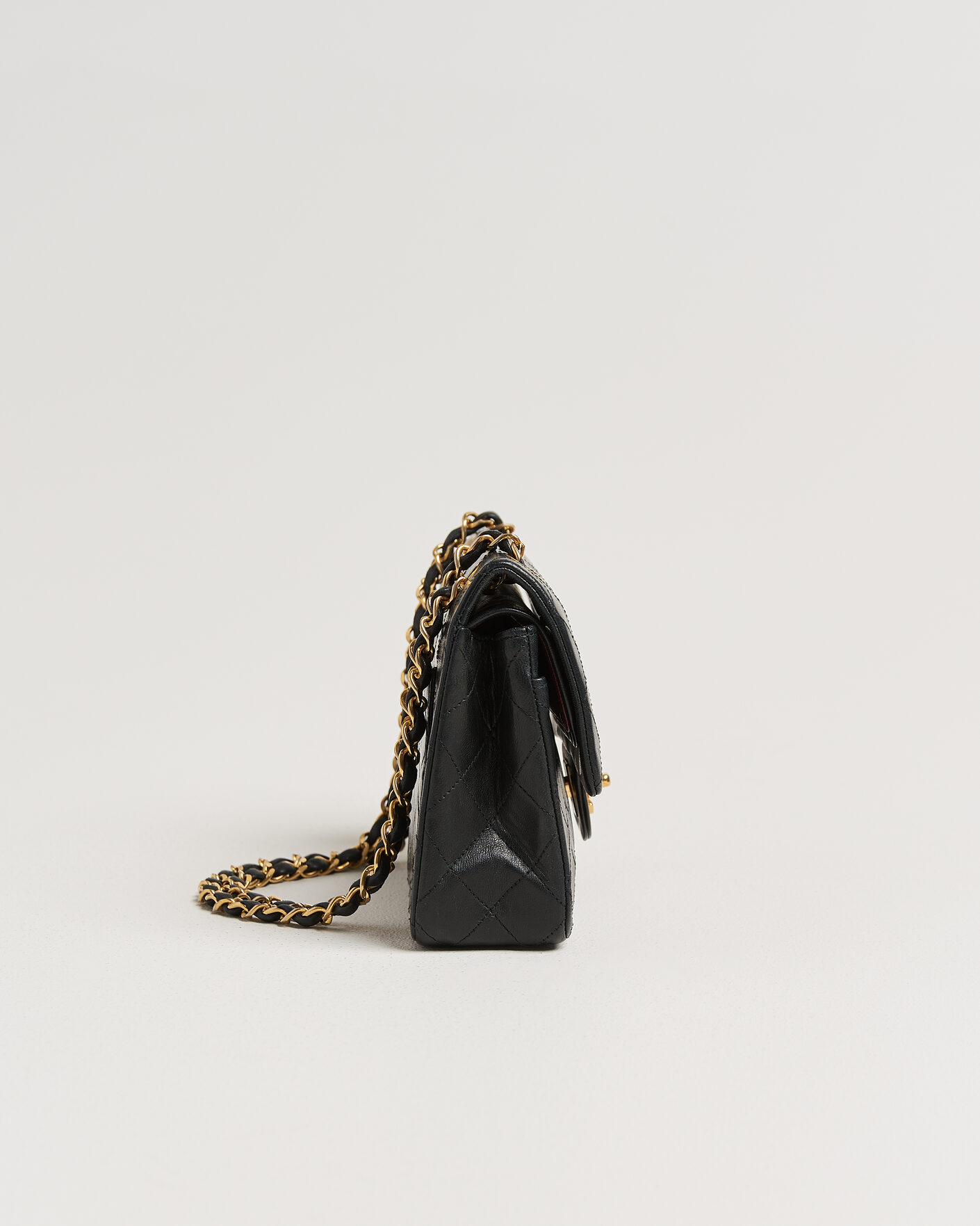 Herre | Pre-Owned & Vintage Bags | Chanel Pre-Owned | Classic Small Double Flap Bag Black