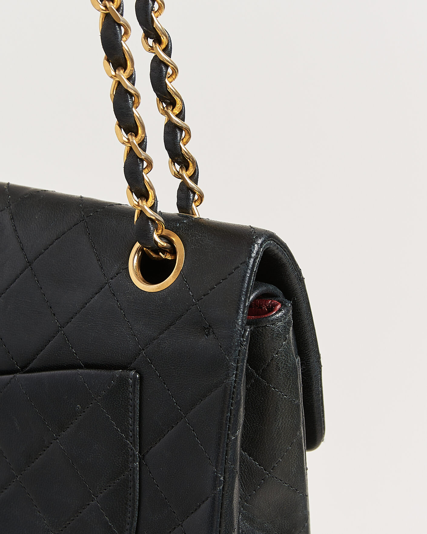 Herre | Pre-Owned & Vintage Bags | Chanel Pre-Owned | Classic Small Double Flap Bag Black
