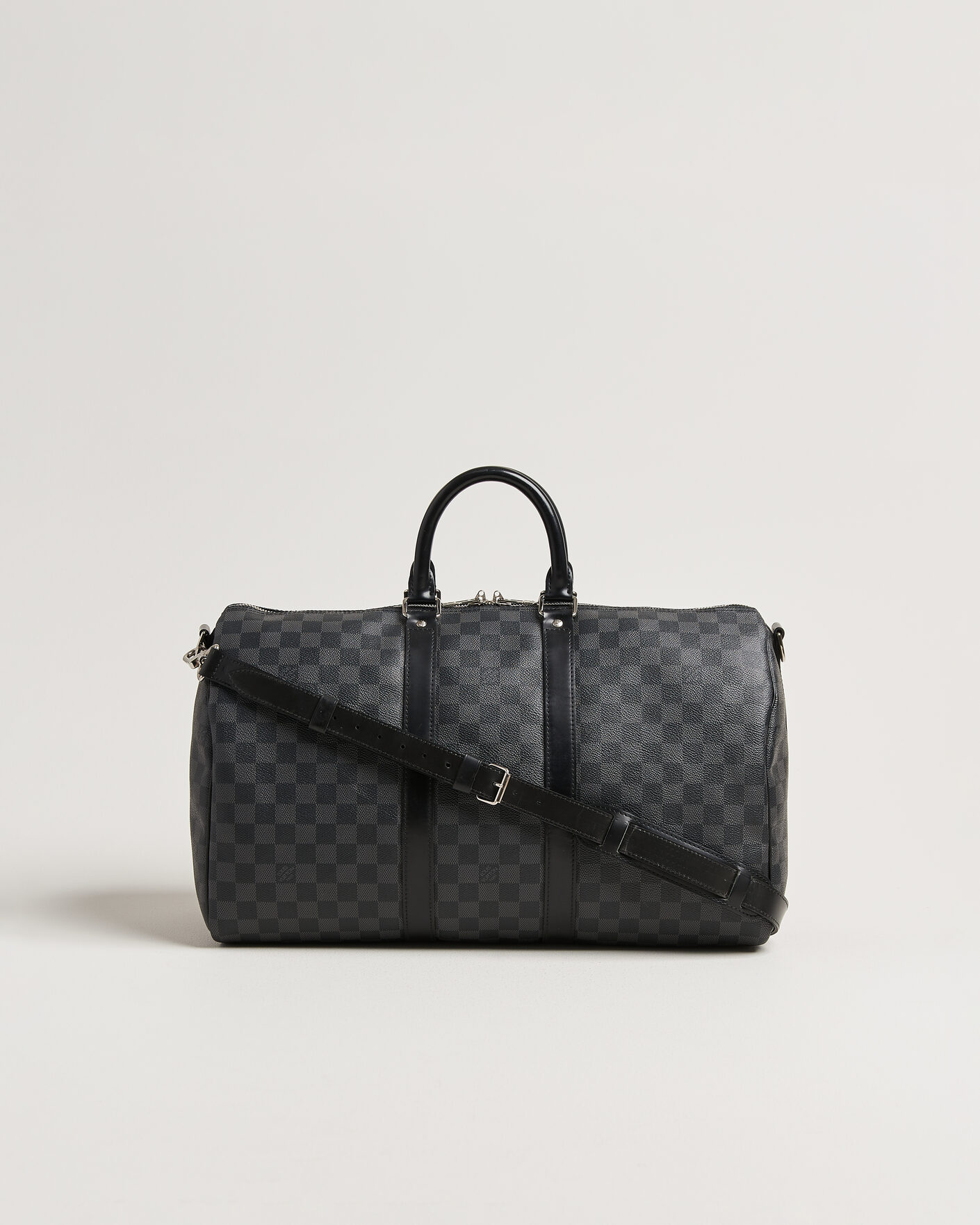Herre | Pre-Owned & Vintage Bags | Louis Vuitton Pre-Owned | Keepall 45 Bandouliére Damier Graphite