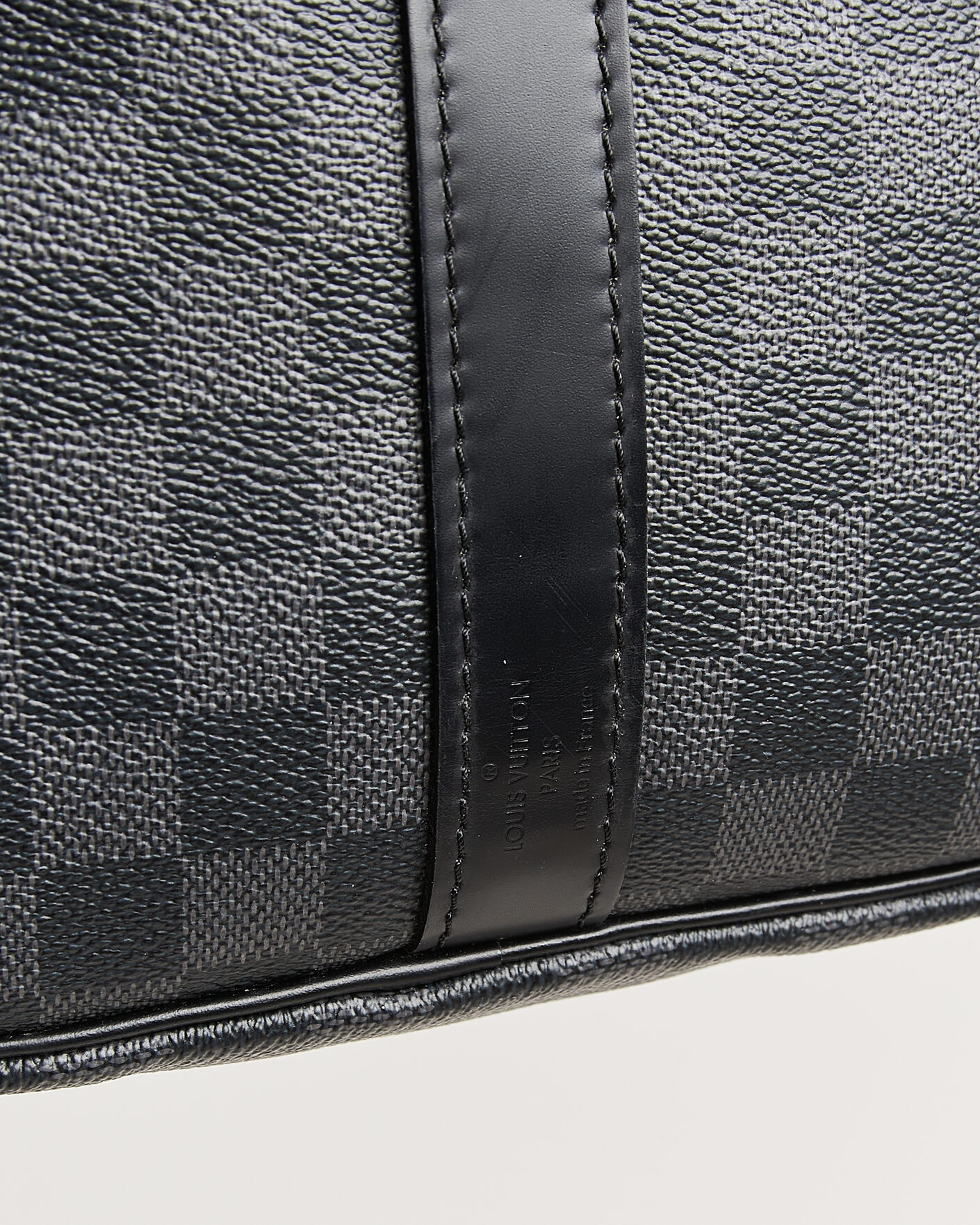 Herre | Pre-Owned & Vintage Bags | Louis Vuitton Pre-Owned | Keepall 45 Bandouliére Damier Graphite