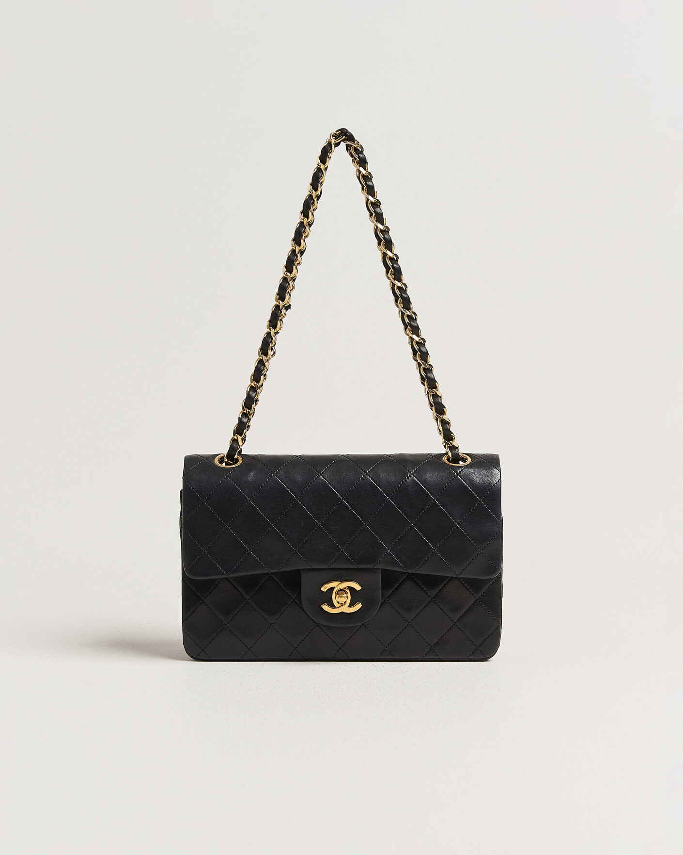 Herre | Chanel Pre-Owned Classic Small Double Flap Bag Black | Chanel Pre-Owned | Classic Small Double Flap Bag Black
