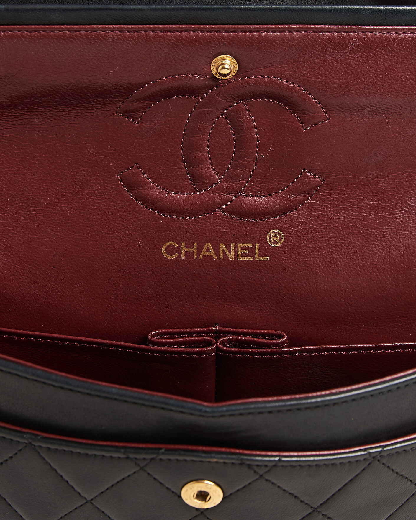 Herre | Pre-Owned & Vintage Bags | Chanel Pre-Owned | Classic Small Double Flap Bag Black
